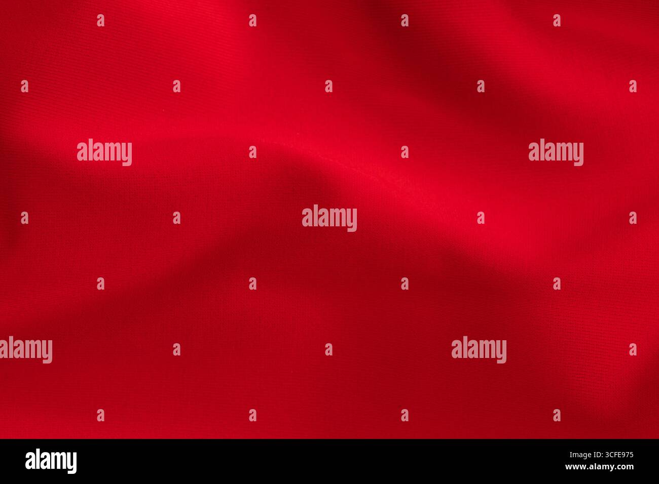Red fabric textile texture close-up Stock Photo