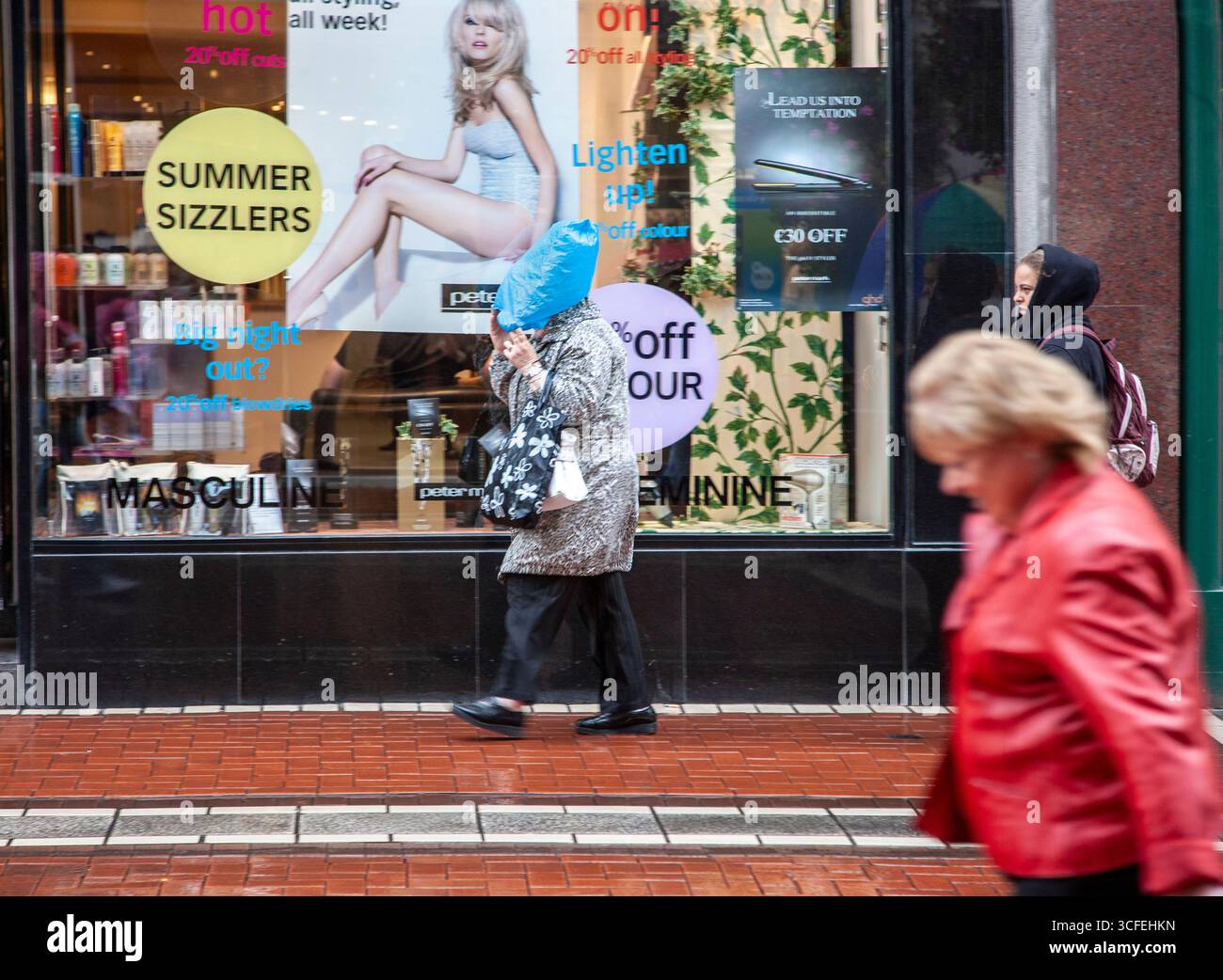 summer rain Stock Photo