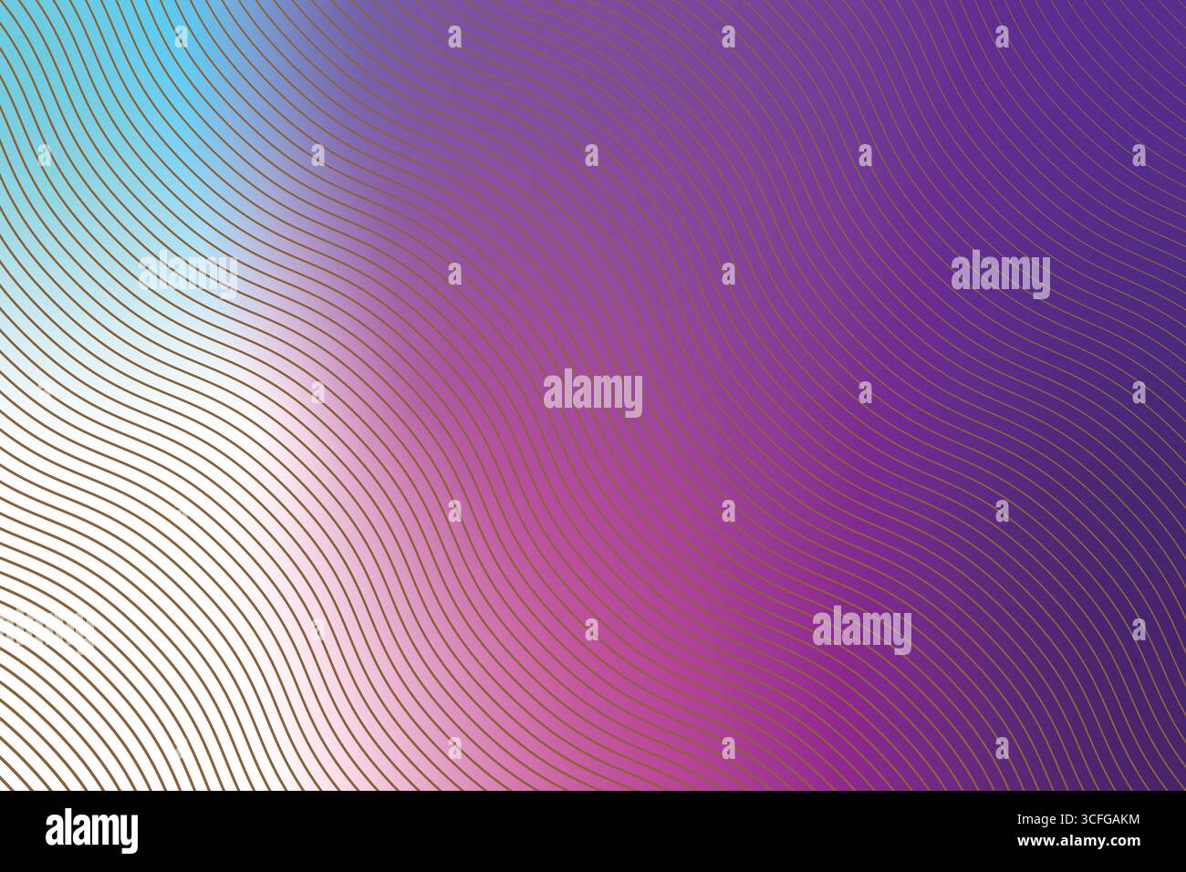 Abstract Background with Diagonal Wavy Lines and Gradient Colors. Stock Vector