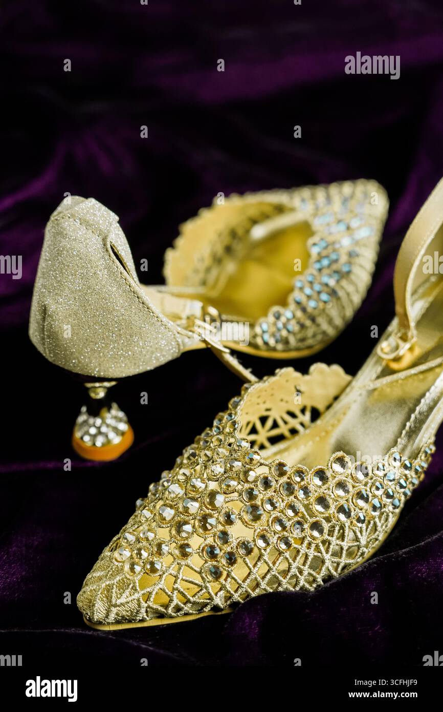slim fit dress slacks Men's Belvedere Shoes Blake Calf & Ostrich Leg Dress Sneaker Purple Gold and 9-M Purple and Gold main image 0
