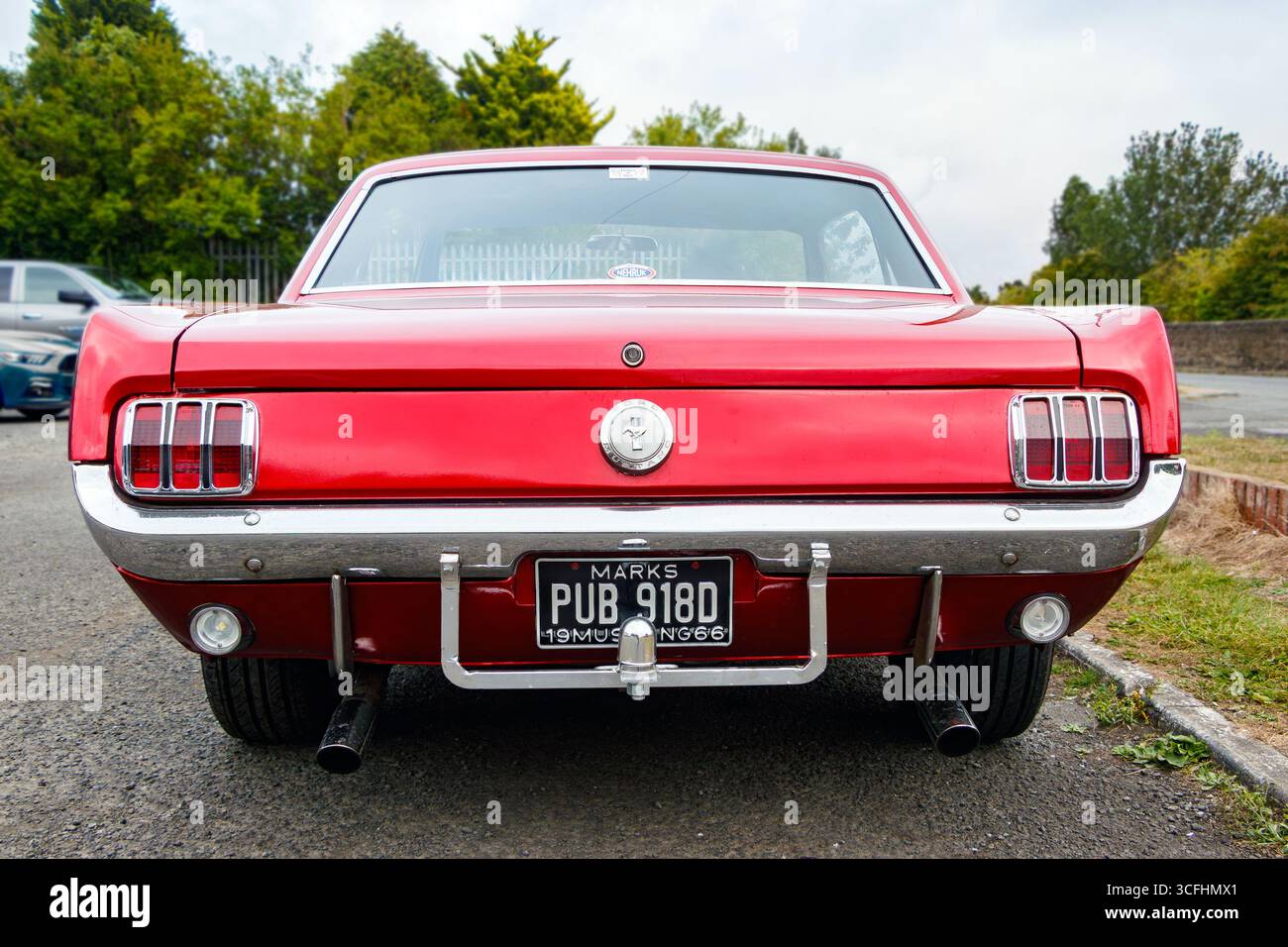 Red 1966 mustang” hi-res stock photography and images - Alamy