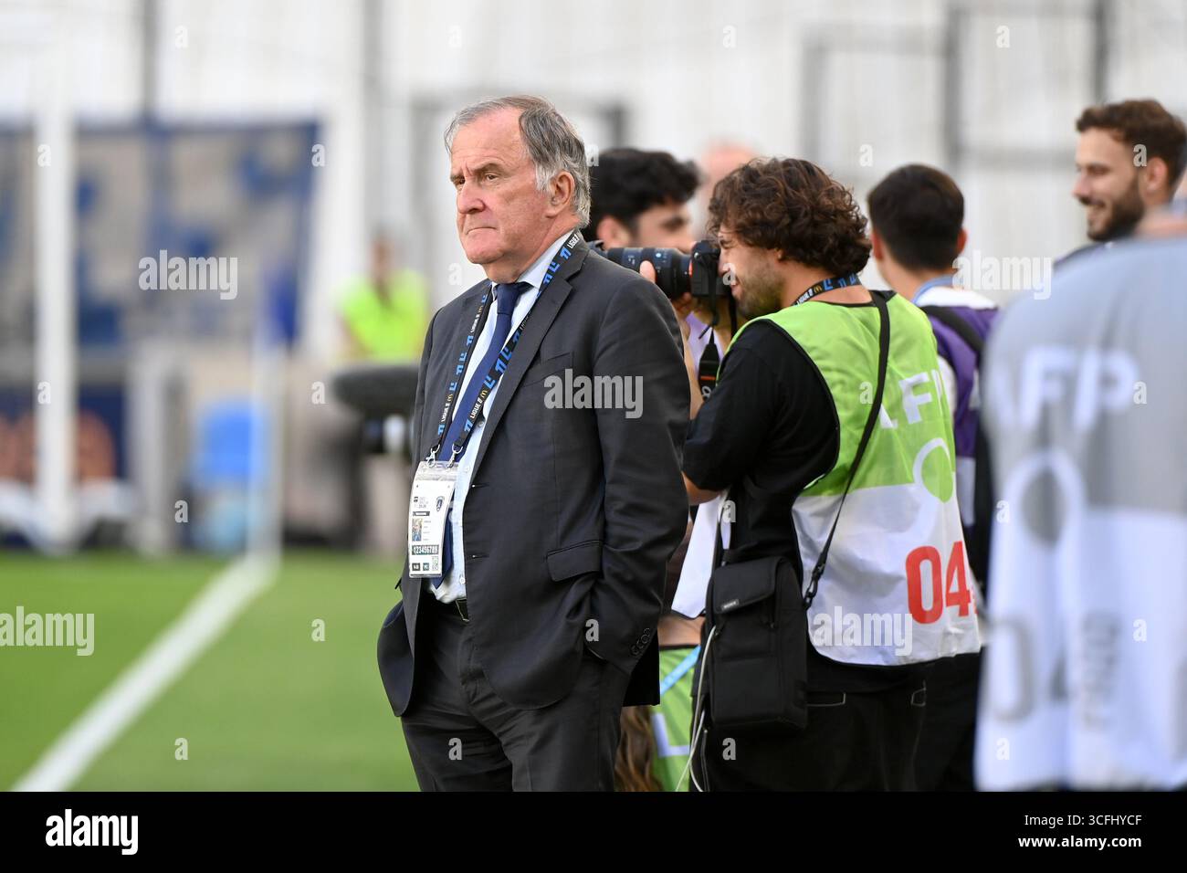 Pierre FERRACCI (President Paris Fc PFC) during the Ligue 1 McDonald's ...
