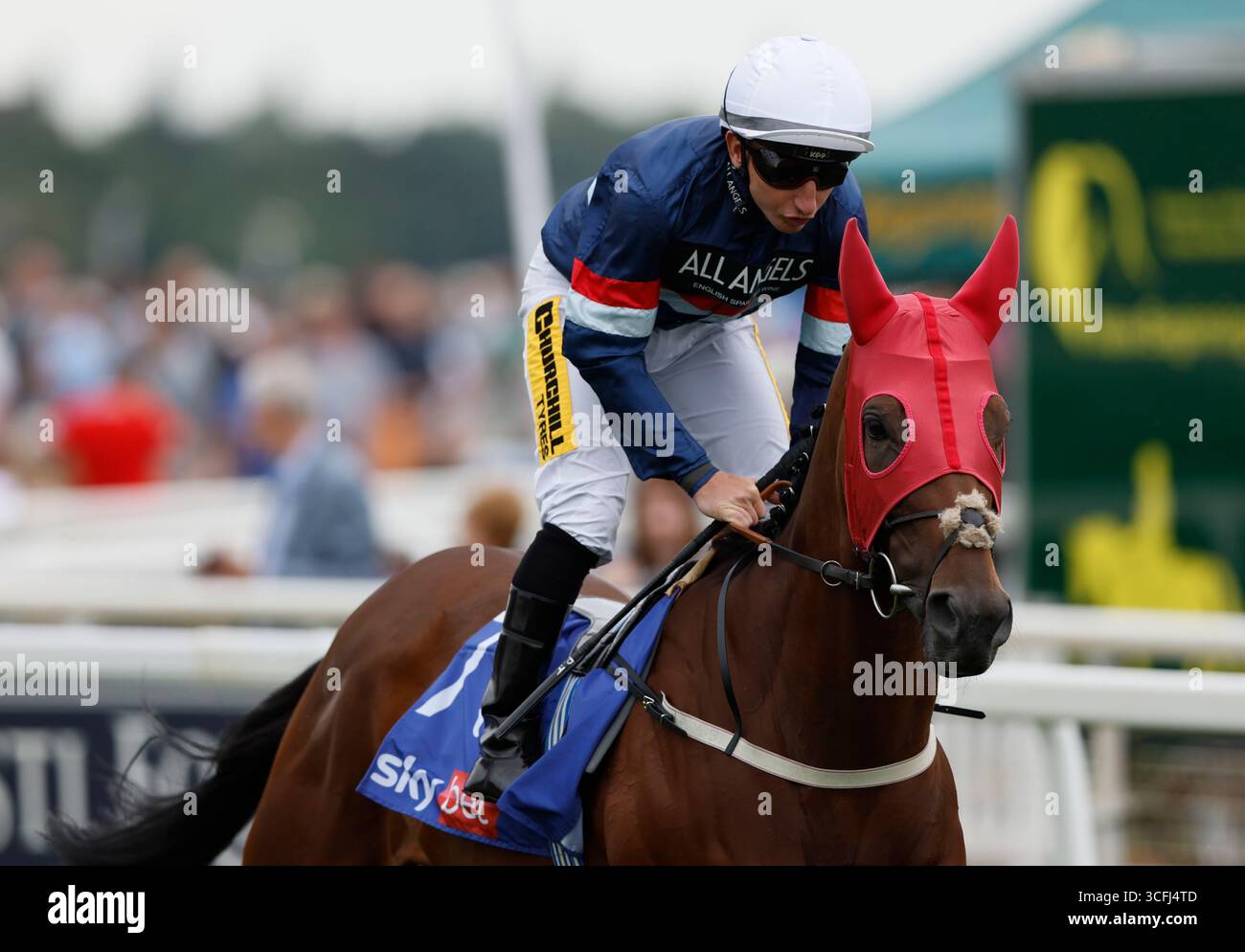 Fantasy World ridden by PJ McDonald makes its way to the start of Sky ...