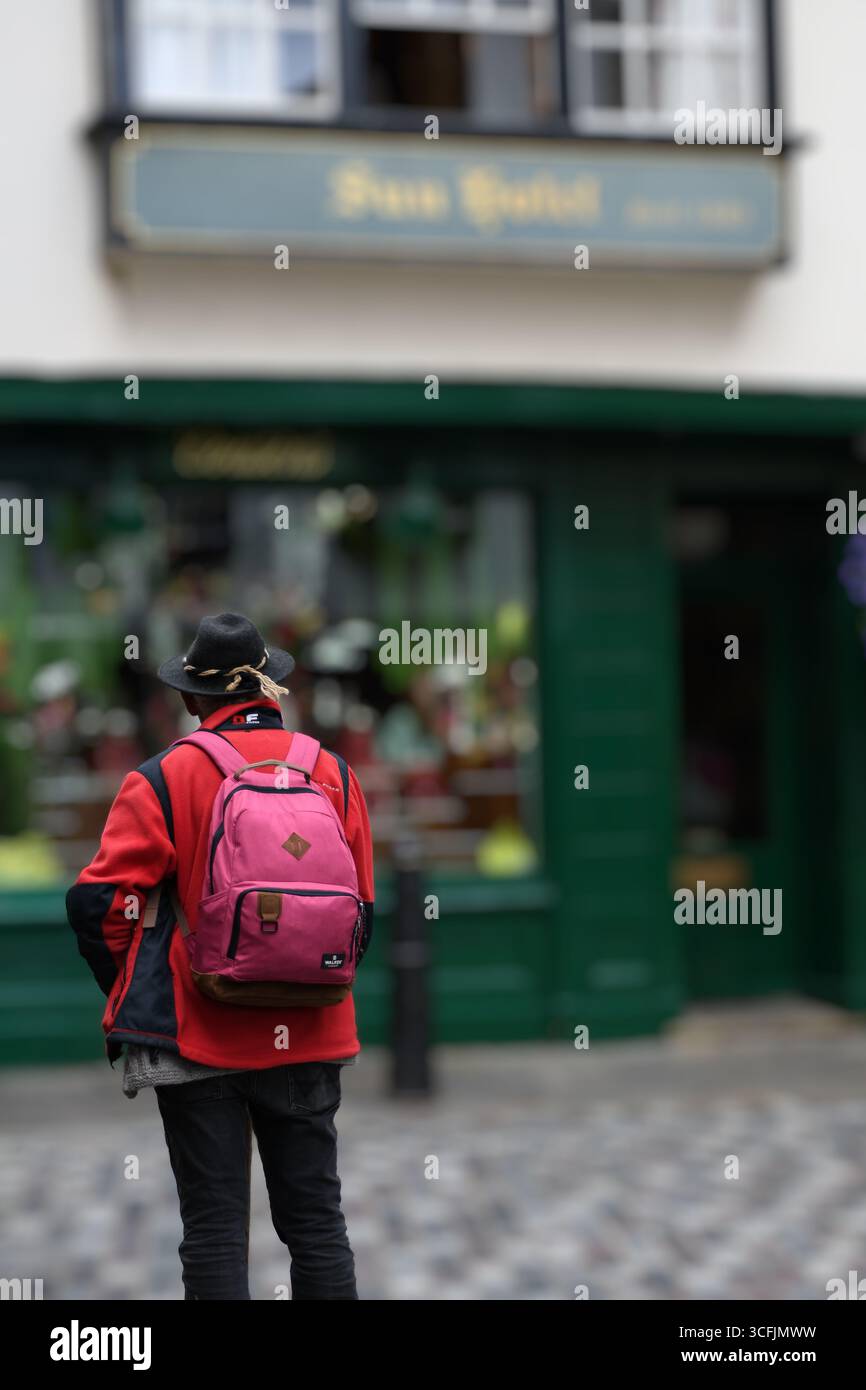 Tourist in the city Stock Photo