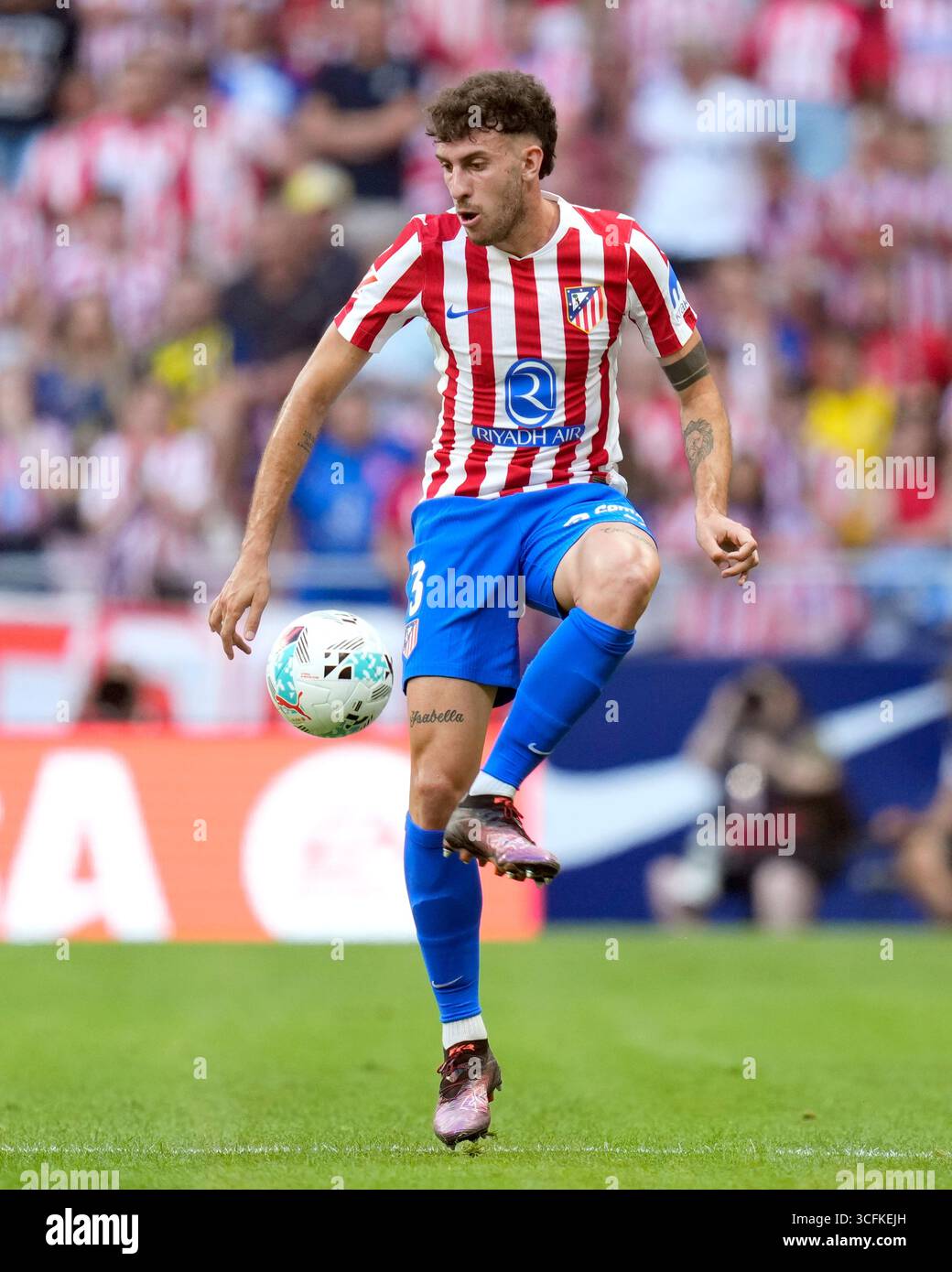 Matteo Ruggeri of Atletico de Madrid during the La Liga EA Sports match ...