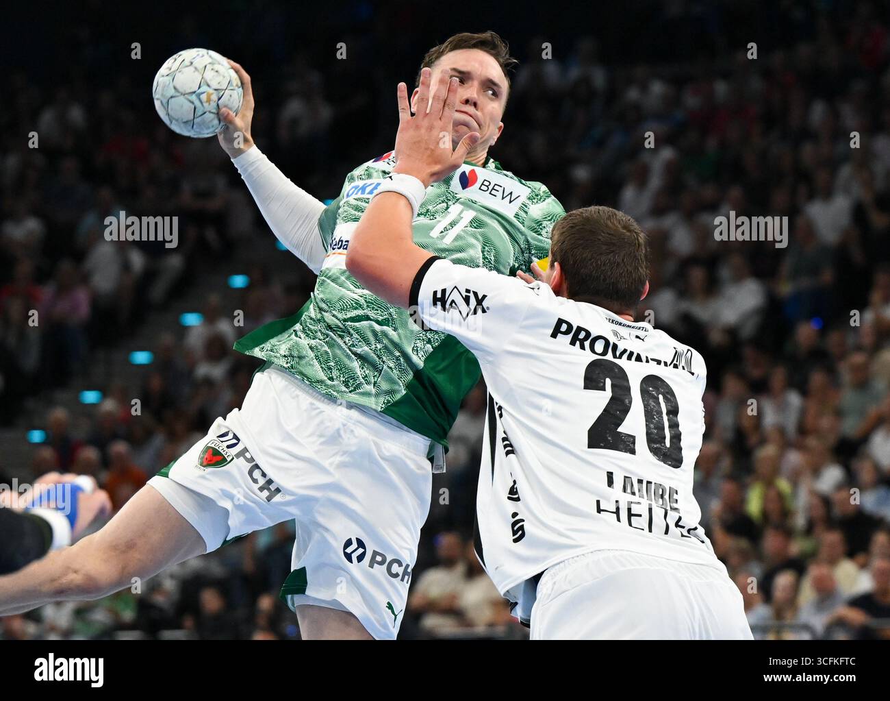 23 August 2025, Bavaria, Munich: Handball: DHB Supercup, Füchse Berlin ...