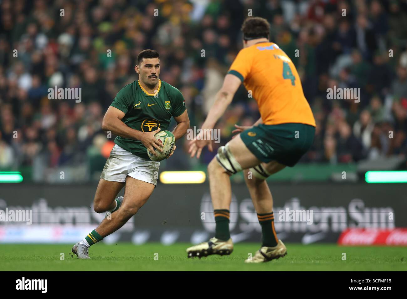 CAPE TOWN, SOUTH AFRICA - AUGUST 23: Damian de Allende of South Africa ...