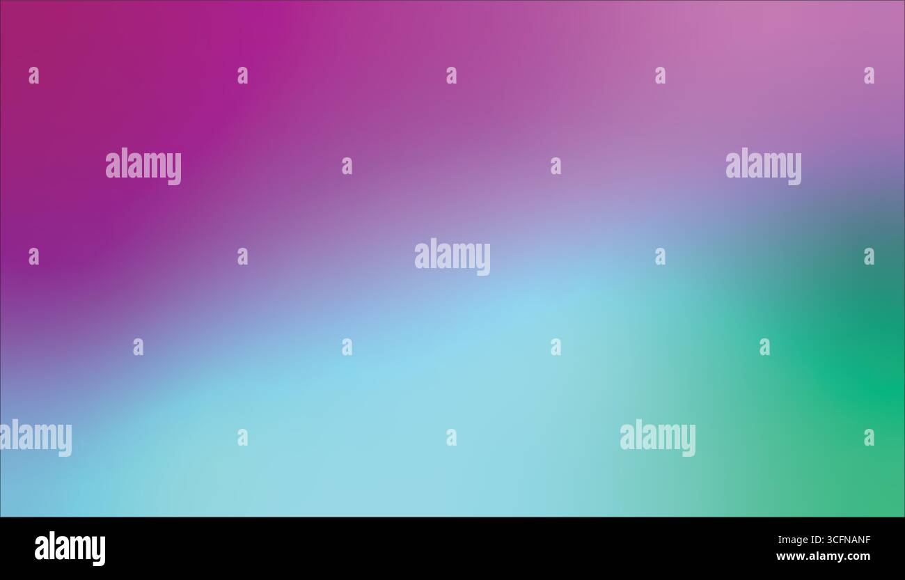 Vector background with gradient colors of ocean green and soft pink in ...