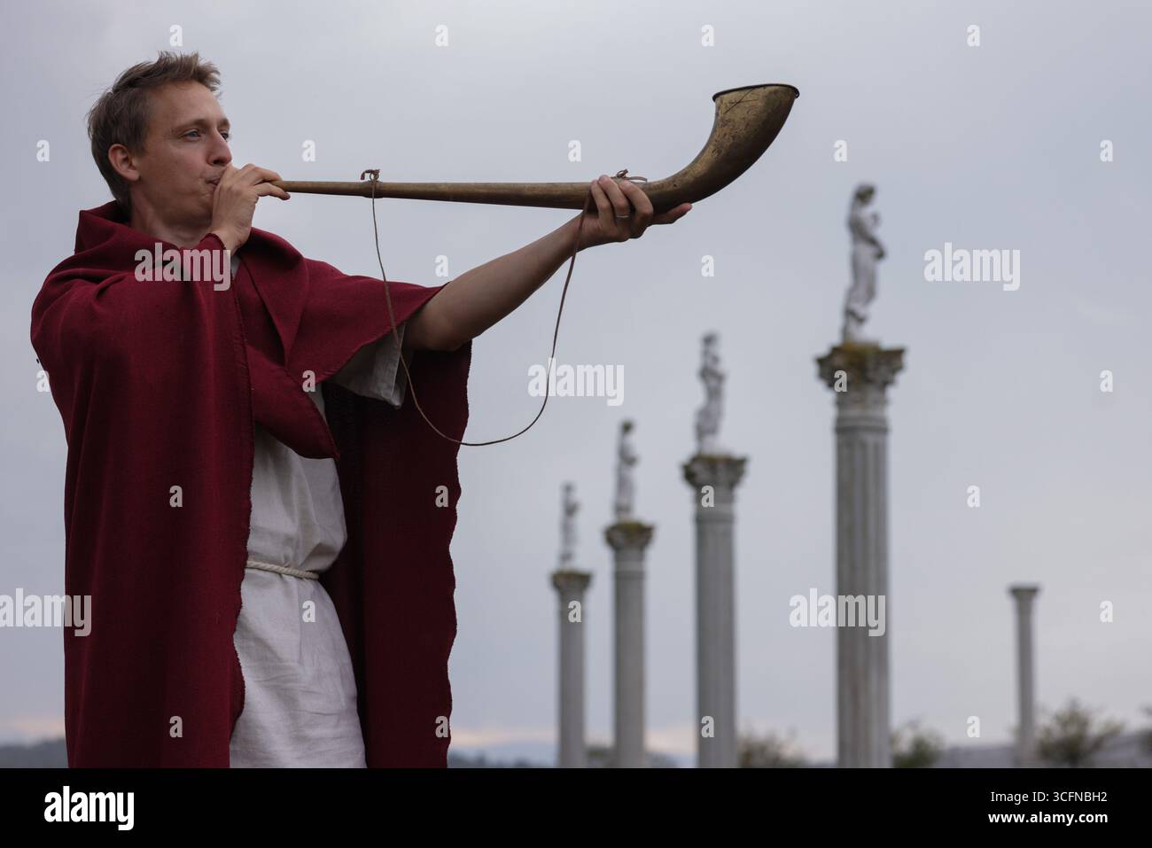 Roman Trumpet Pattern Curved trumpet hi-res stock photography and images - Alamy