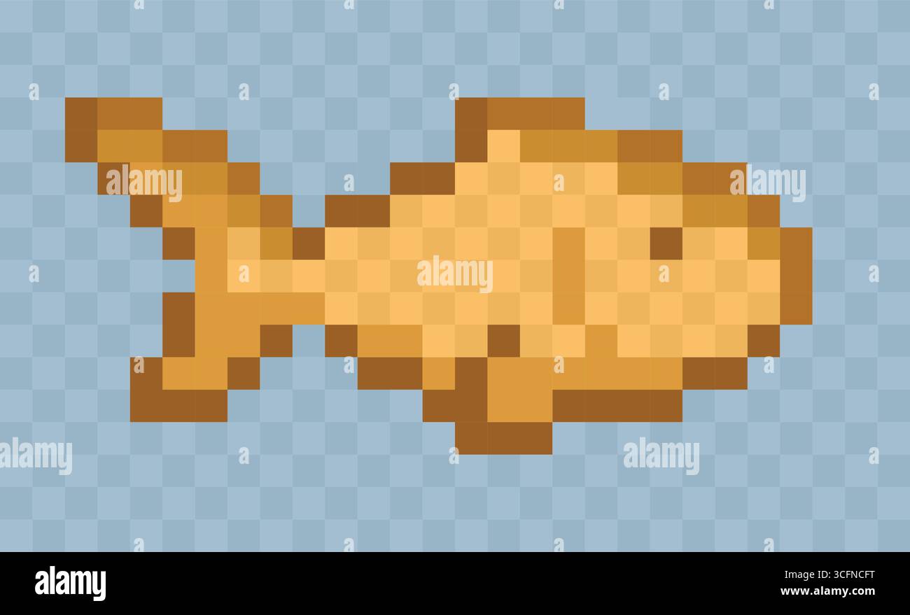 Pixel fish hi-res stock photography and images - Alamy