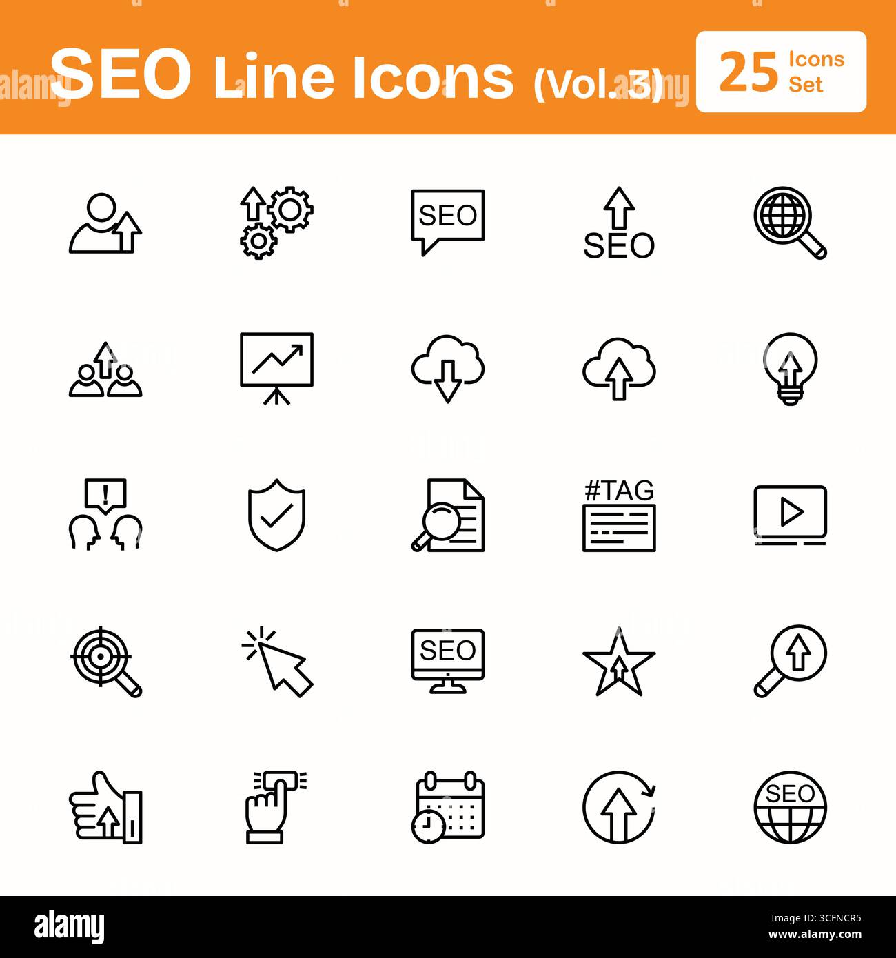 Seo link building search Stock Vector Images - Alamy