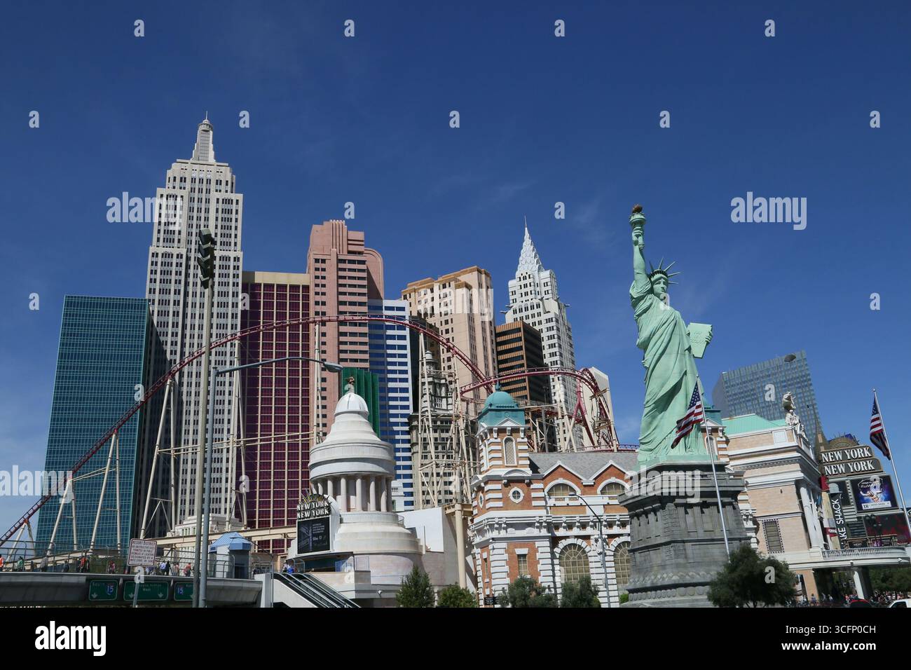 New York-New York Hotel and Casino in Las Vegas, Nevada, USA Stock Photo