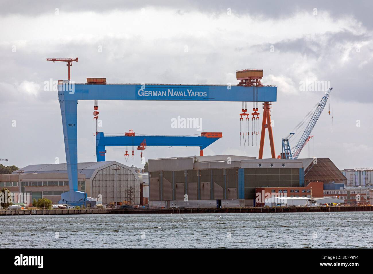 German Naval Yards, Kiel, Schleswig-Holstein, Germany Stock Photo