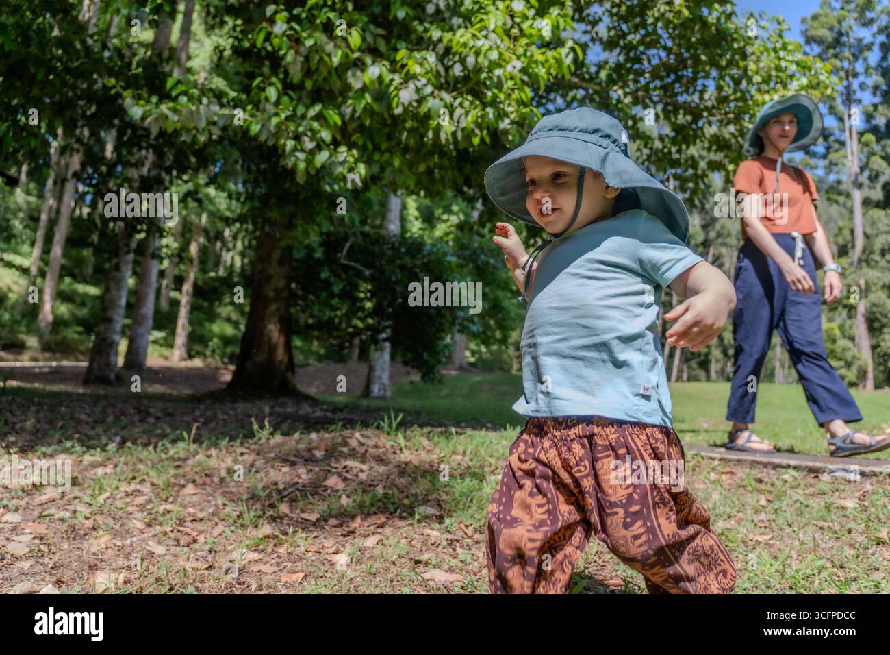 Happy toddler plays hat hi res stock photography and images Alamy Happy toddler plays hat hi res stock photography and images Alamy