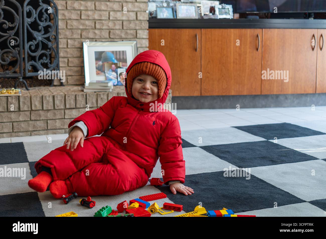 adorable male dottler Stock Photo