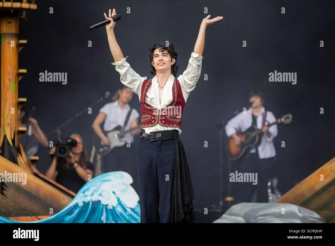 Leeds, England, 24th August, 2025. Conan Gray playing the Main Stage at ...