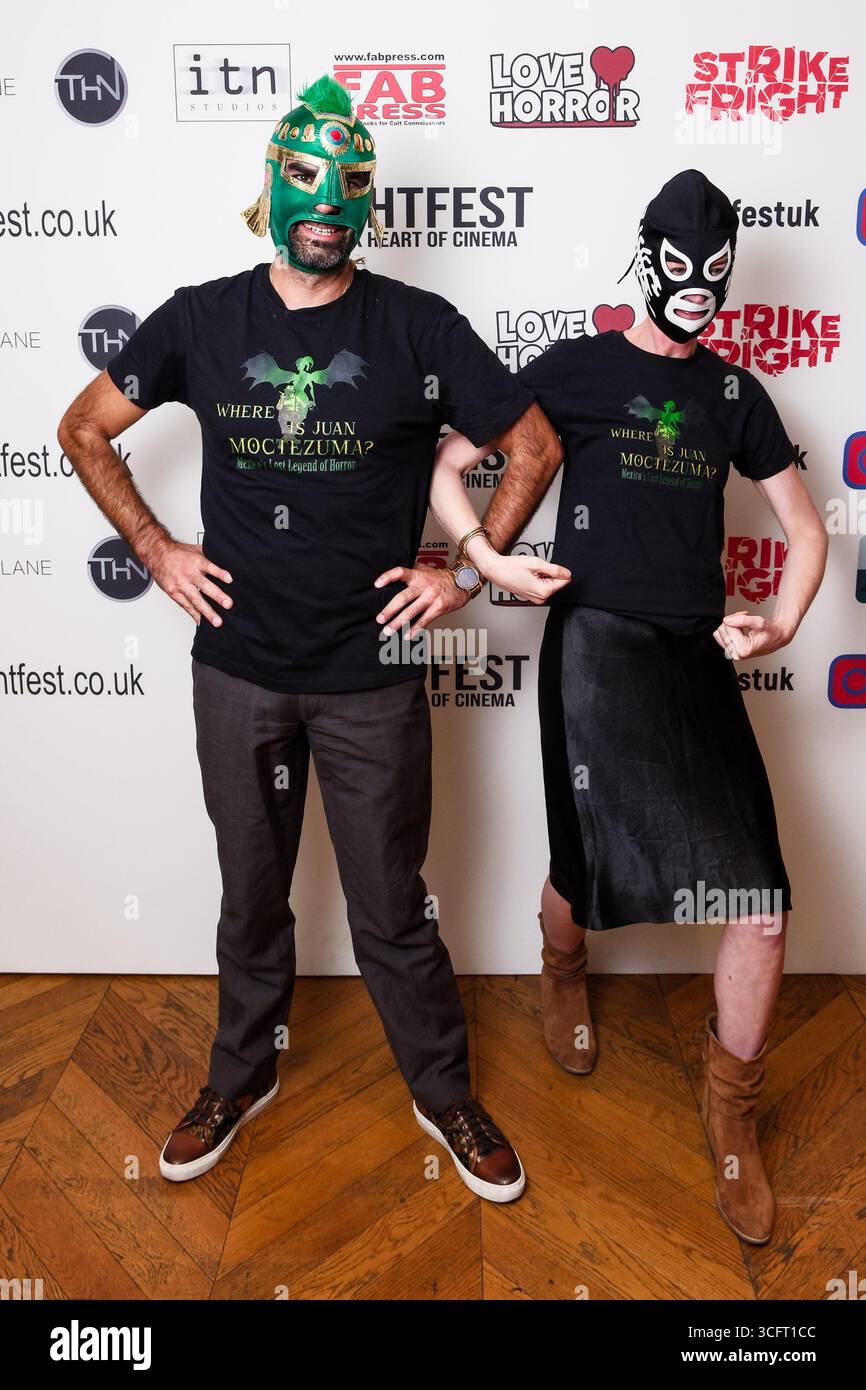 London, UK. 24 August 2025. Alaric Rocha and Rana-joy Glickman seen at ...