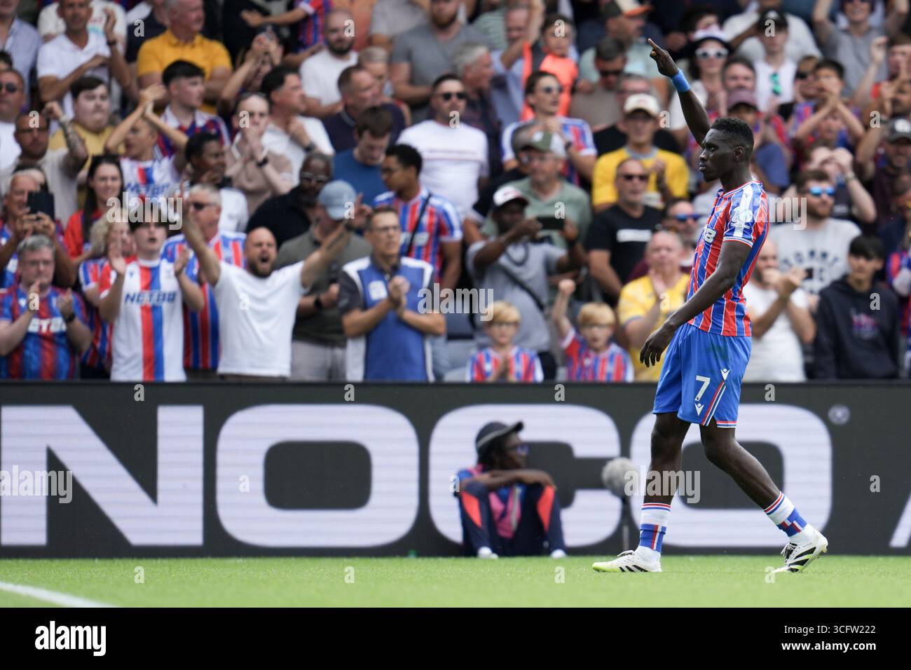 Isma la Sarr Of Crystal Palace Celebrates Goal During The Premier isma-la-sarr-of-crystal-palace-celebrates-goal-during-the-premier