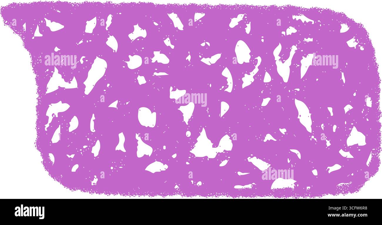 Fluid Crayon Sketch Speech Bubble Rectangle Stock Vector