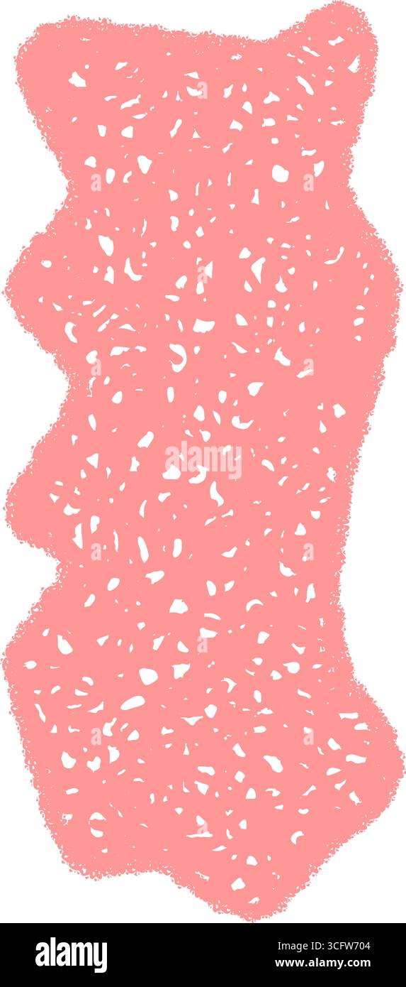 Handdrawn Crayon Squiggle Quote Frame Stock Vector