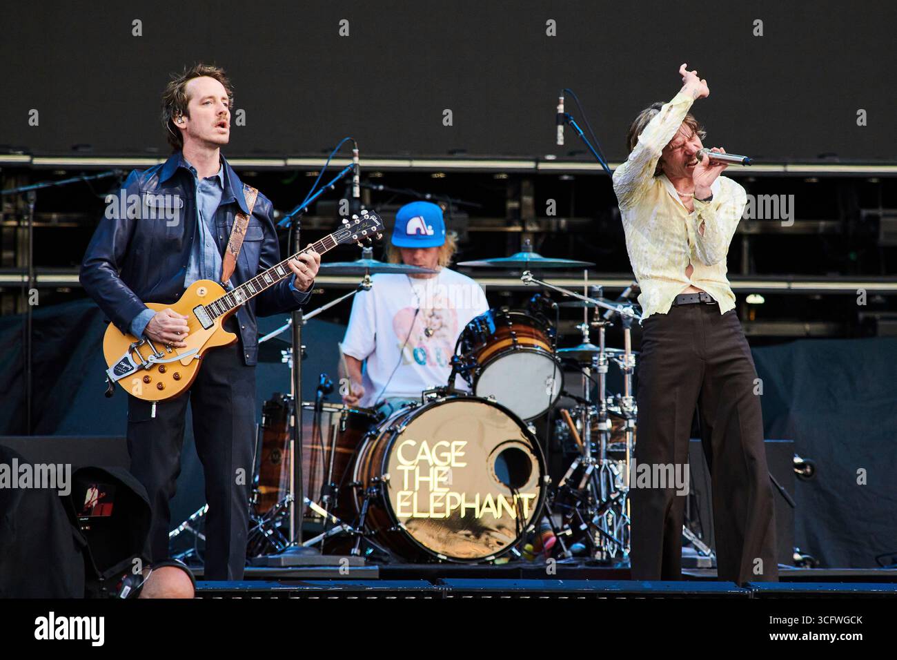 Nick Bockrath, from left, Jared Champion and Matt Shultz of Cage The ...