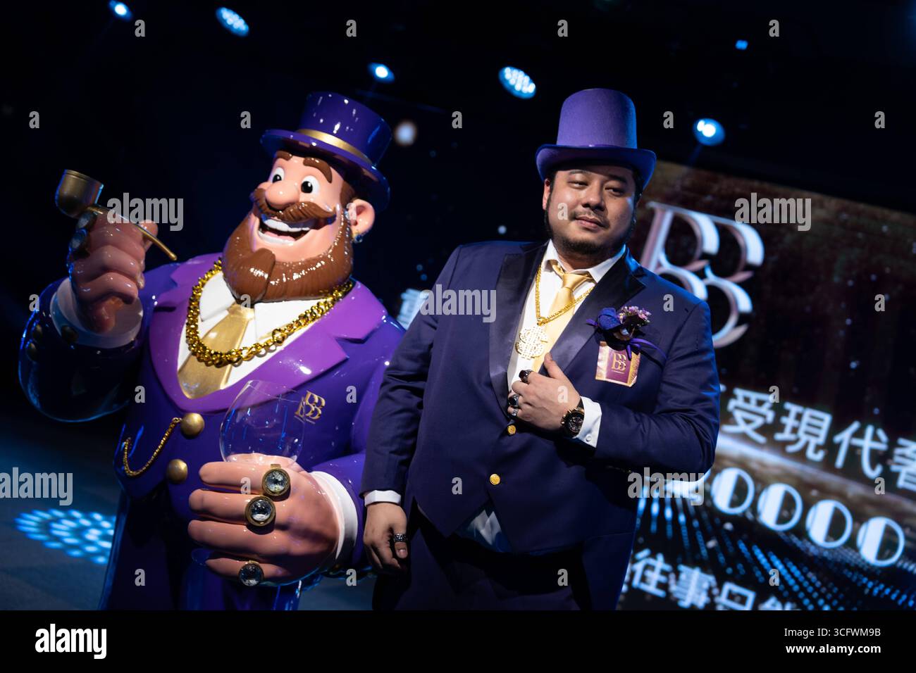 Hong Kong Big Boss Generation Nightclub reopening A man posting for a ...