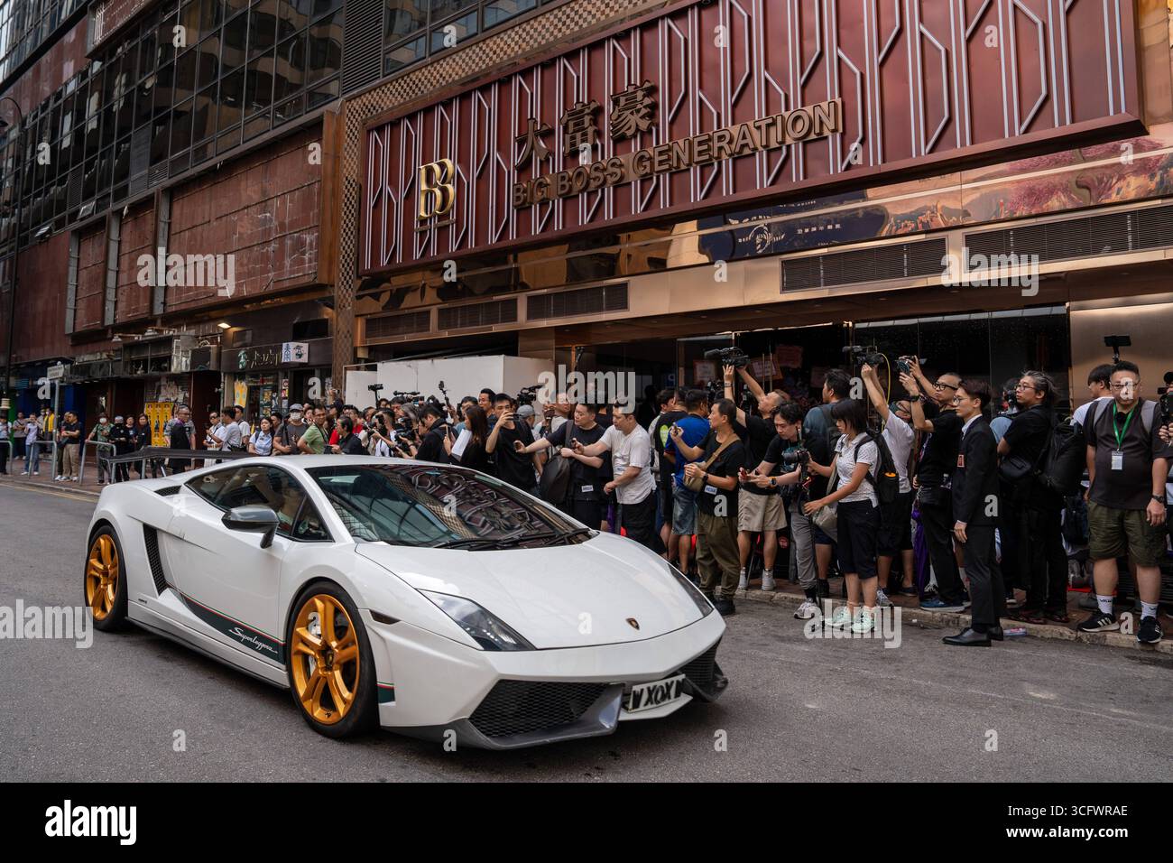 Hong Kong Big Boss Generation Nightclub reopening Supercars driving ...