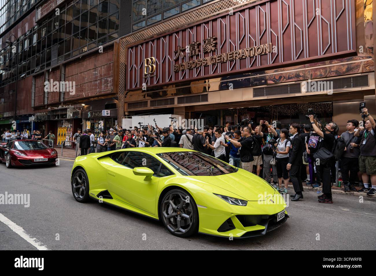 Hong Kong Big Boss Generation Nightclub reopening Supercars driving ...