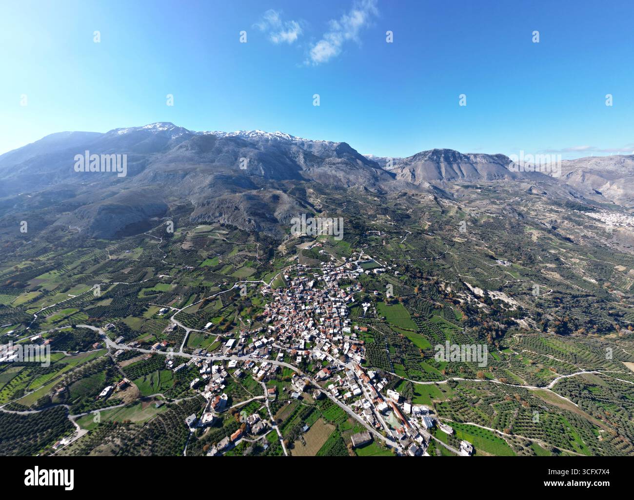 VIllage of Asites in Crete Heraklion - Stock Image