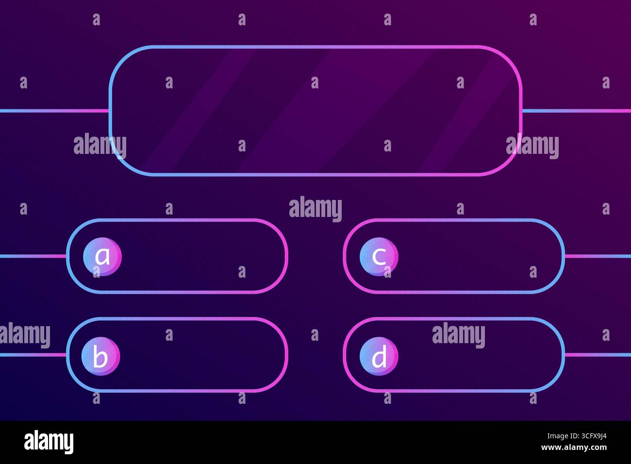 Quiz question interface game menu, show answer trivia template ...