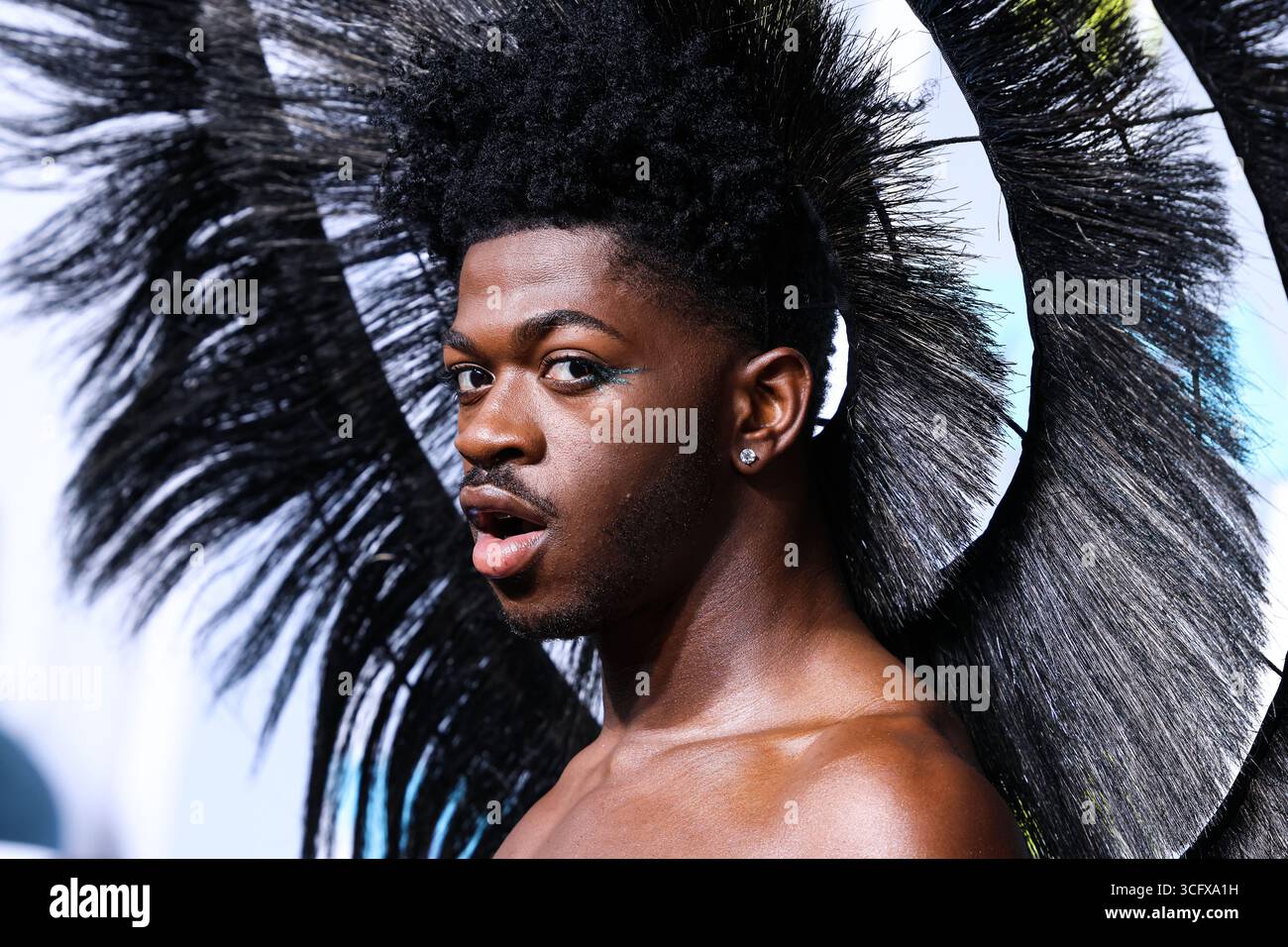 (FILE) Lil Nas X arrested for battery of a police officer, hospitalized ...