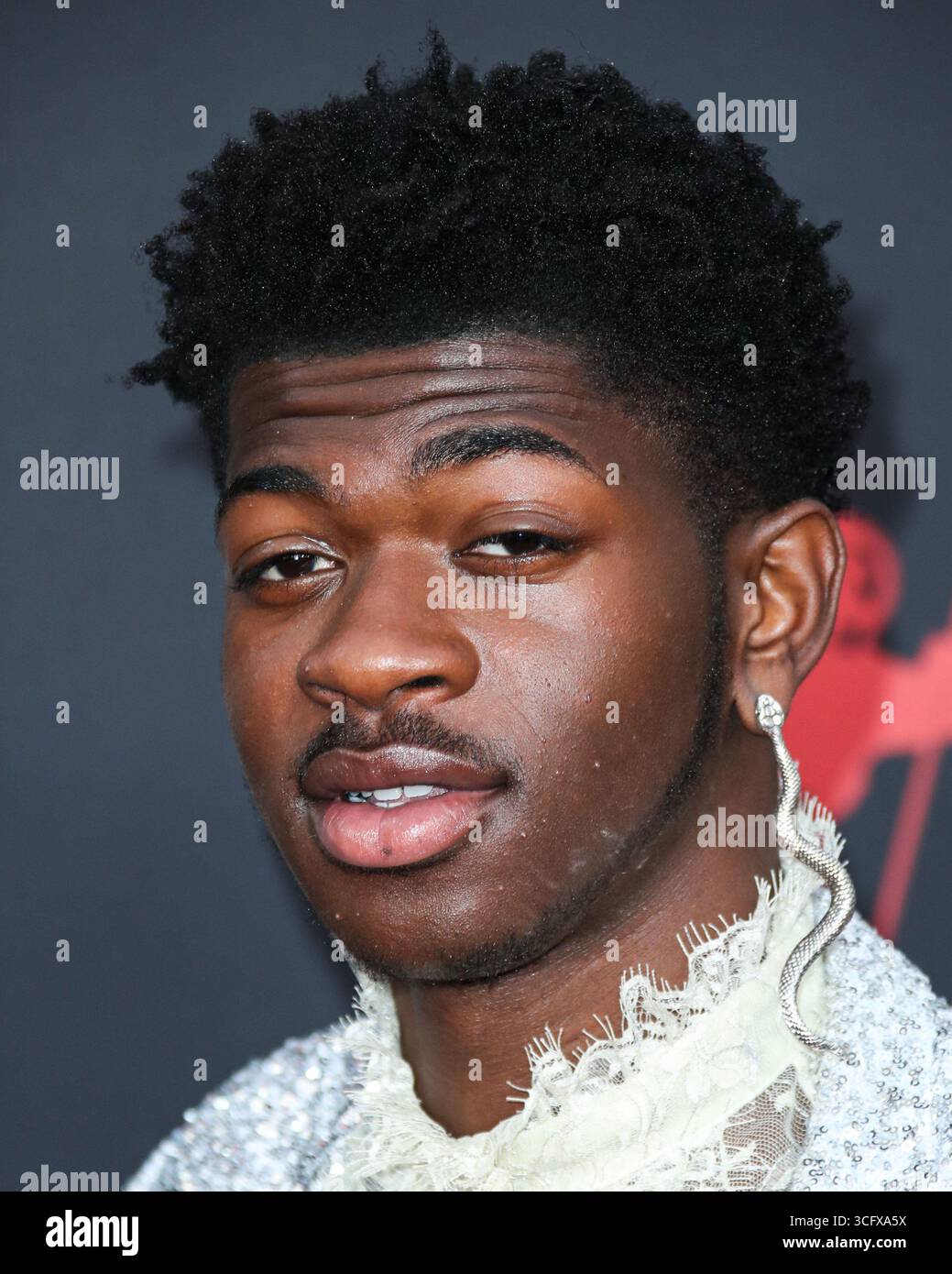 (FILE) Lil Nas X arrested for battery of a police officer, hospitalized ...