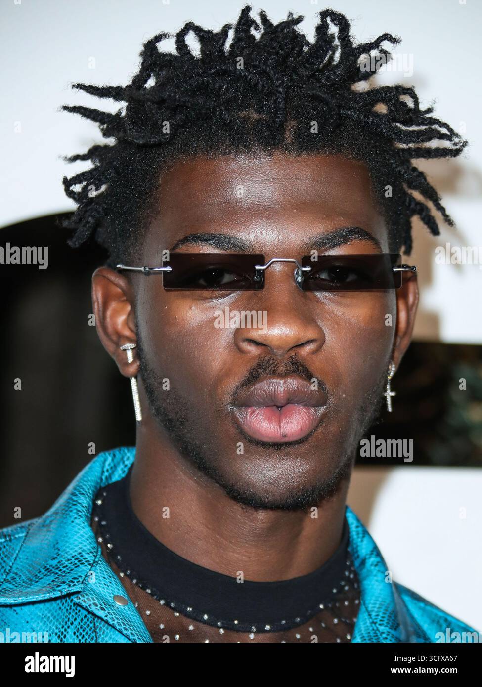 (FILE) Lil Nas X arrested for battery of a police officer, hospitalized ...