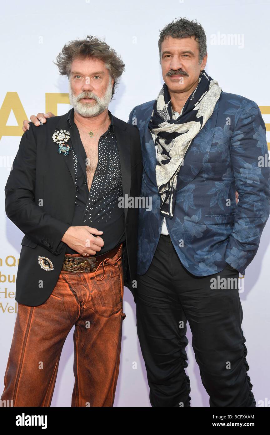 Rufus Wainwright und Jörn Weisbrodt bei der amfAR Gala 2025 anlässlich