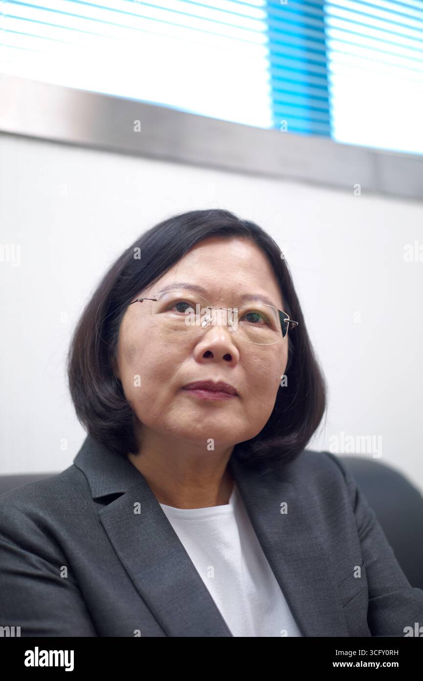 Taiwanese presidential candidate Stock Photo