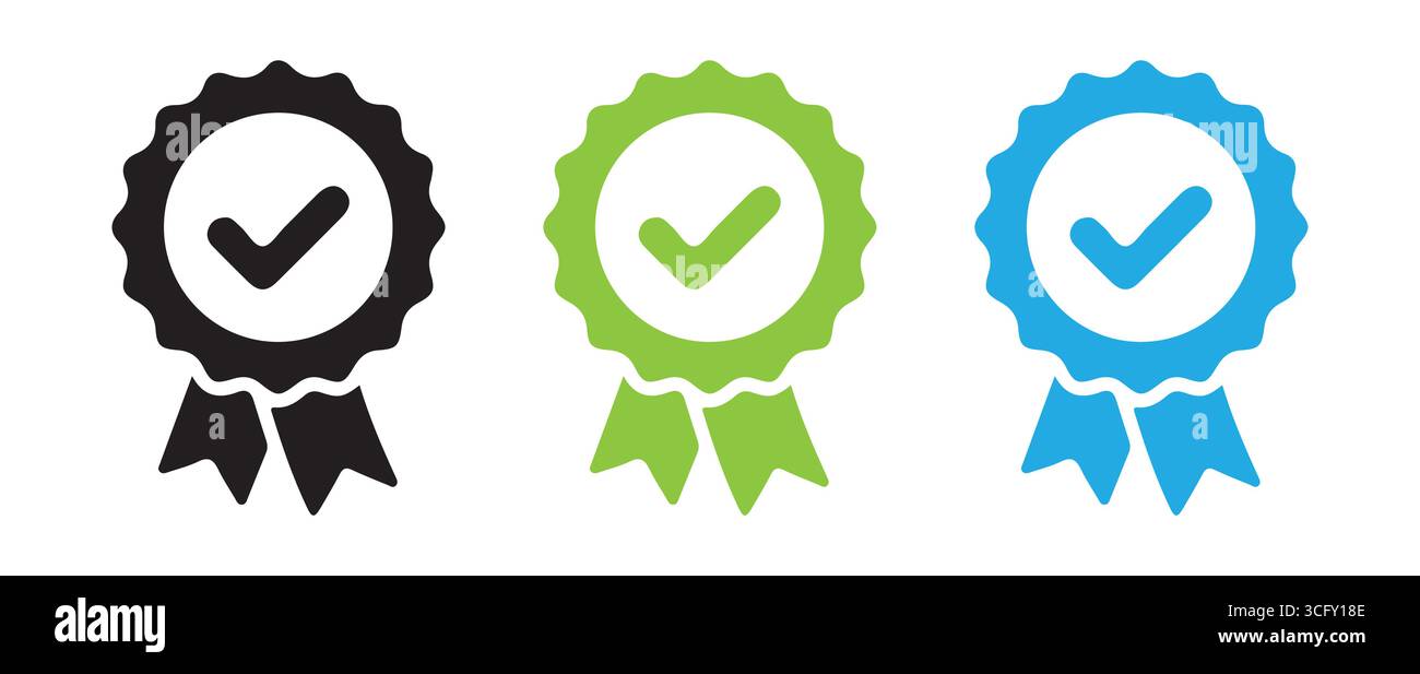 Vector Checkmark Icons for Web and Mobile Apps vector illustration Stock Vector