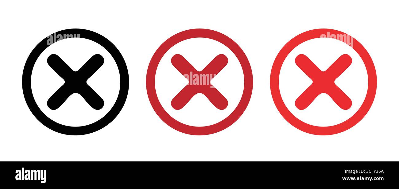 Modern Checkmark Icons for Digital Checklists vector illustration Stock Vector