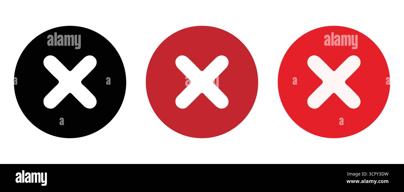 Modern Checkmark Icons for Digital Checklists vector illustration Stock Vector