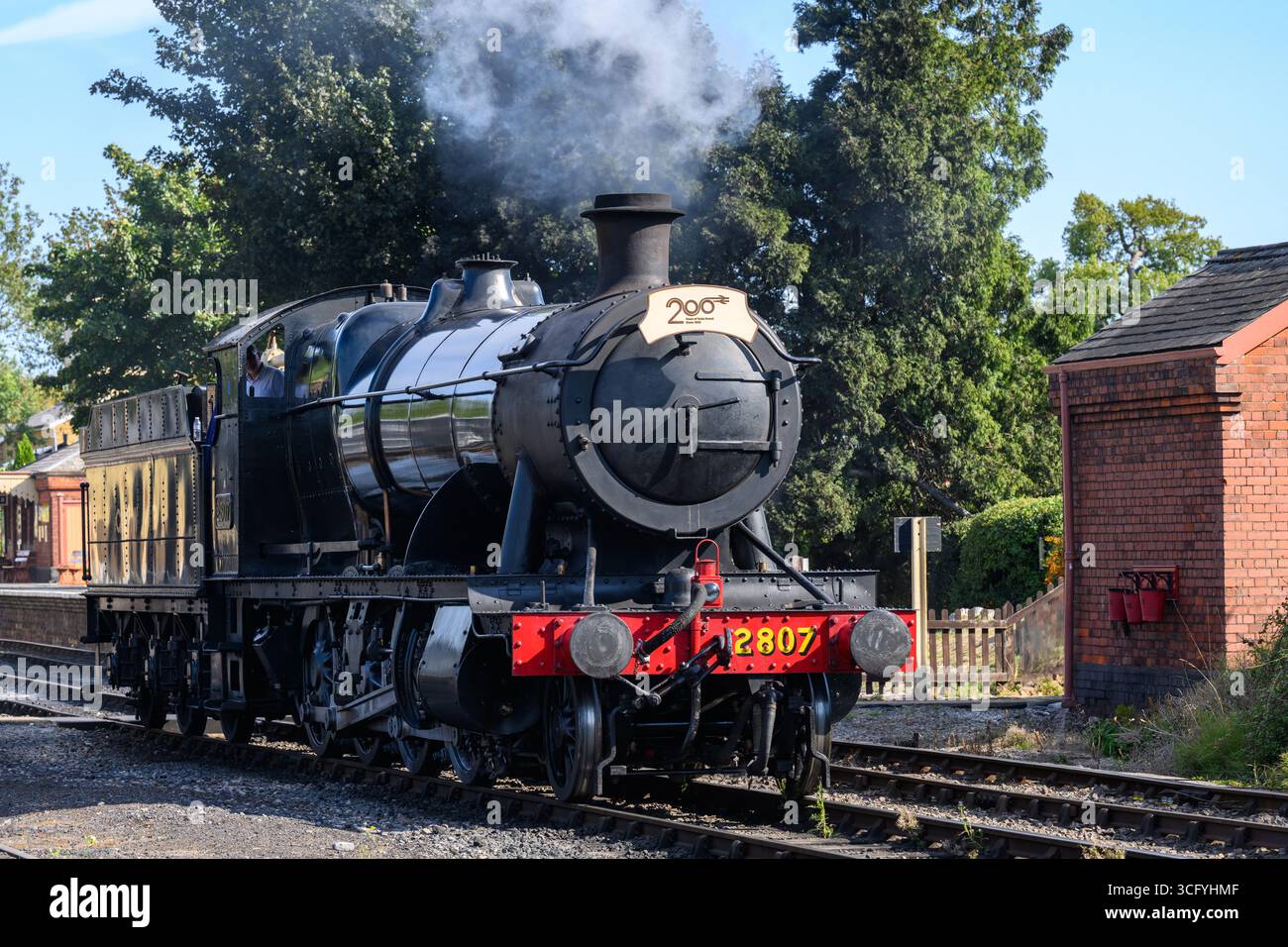 Steam Locos Preserved heritage Steam locomotive Stock Photo - Alamy