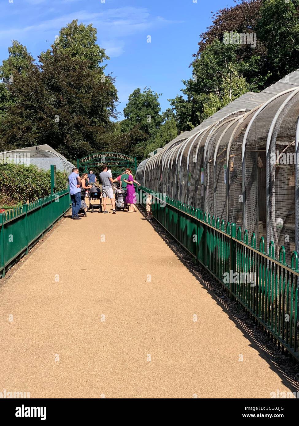 Northampton Northamptonshire England UK British Abington Park museum Church outside birds Avery weather Summer arch stone building buildings - Smartphone Captured Stock Image