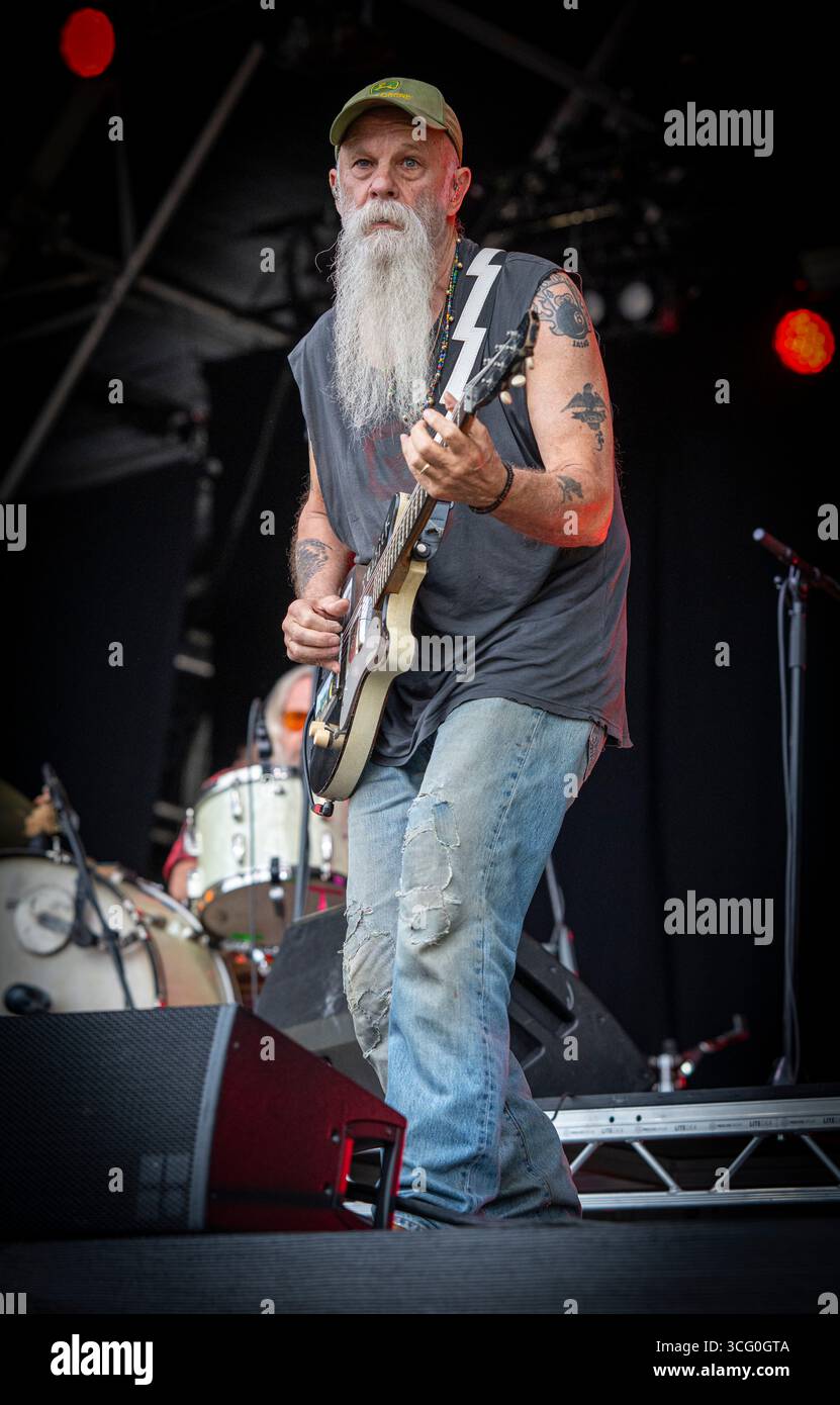 Seasick Steve live at the the long road 25 Stock Photo