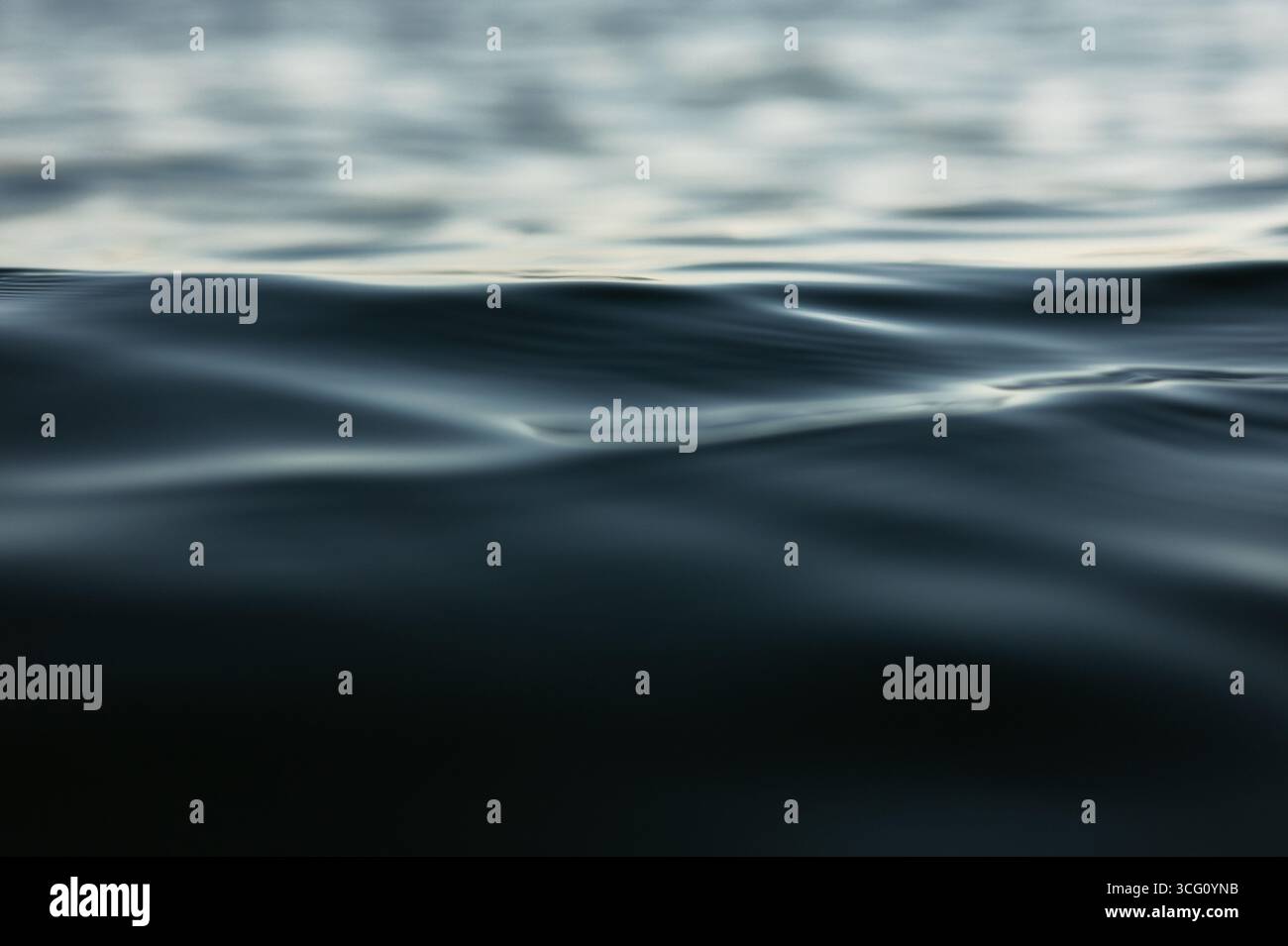 Deep blue ocean water as background Stock Photo