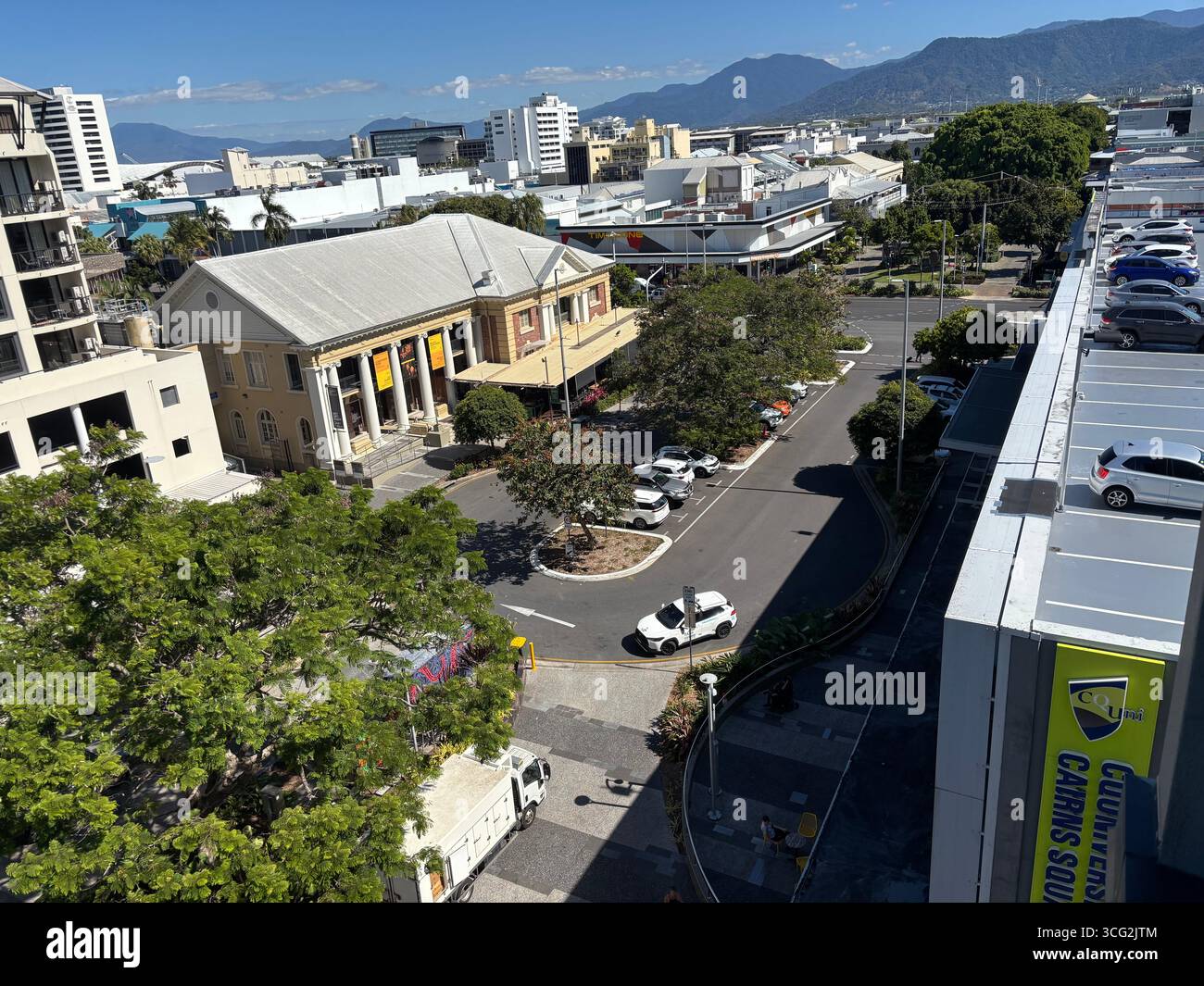 Cairns Regional Art Gallery, corner Abbott and Shields St, Cairns, Queensland, Australia. No MR or PR Stock Photo