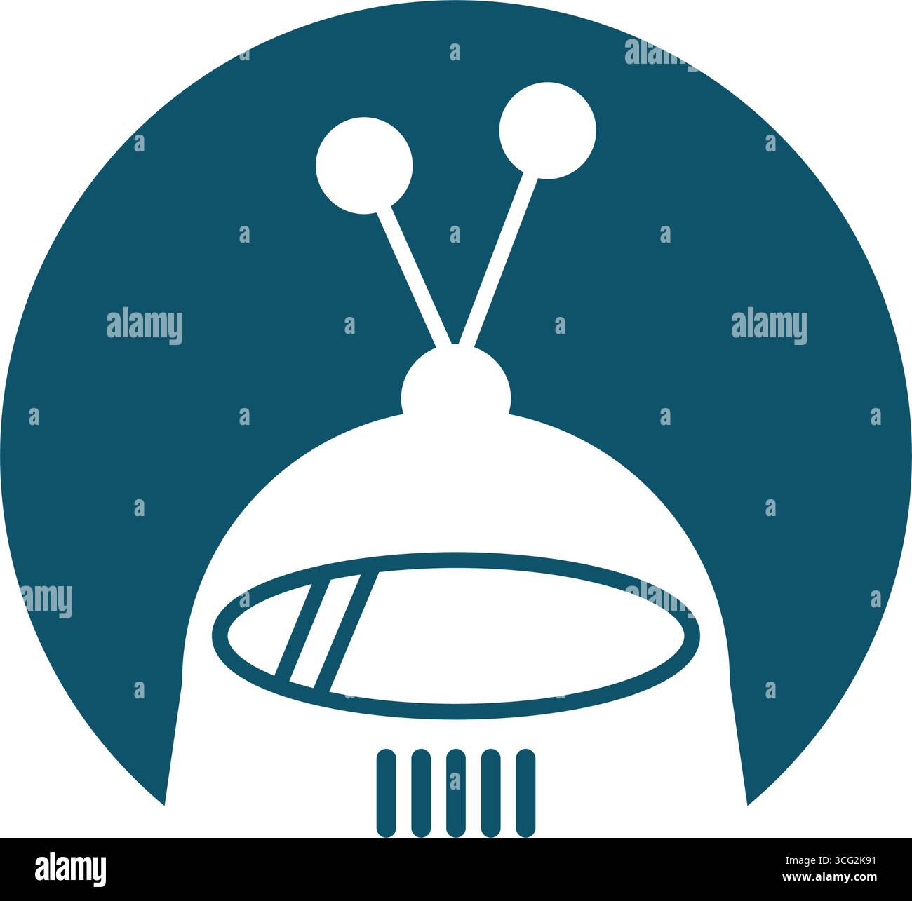Robot logo icon illustration design Stock Vector