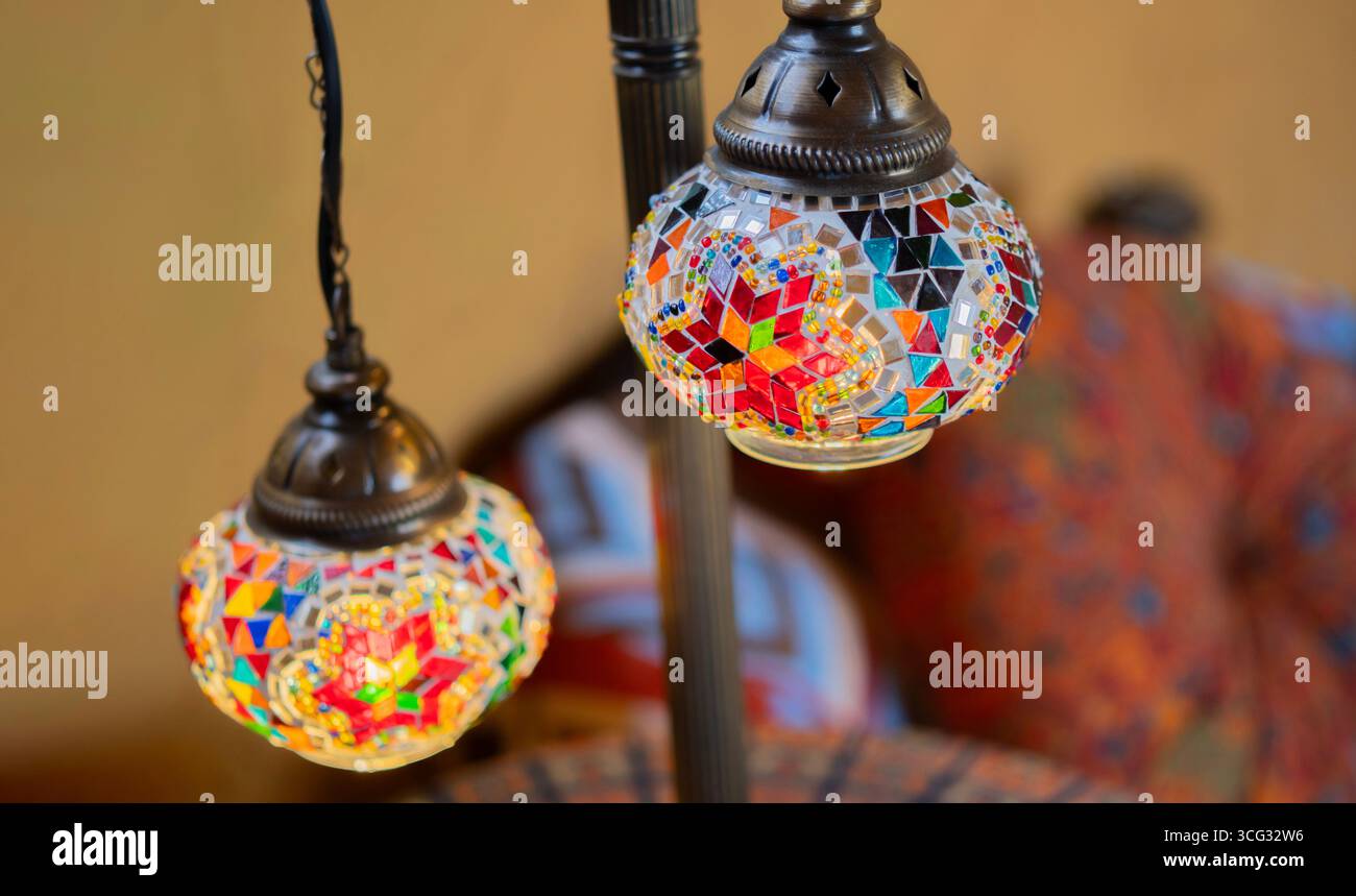 Mosaic lamps hi-res stock photography and images - Alamy