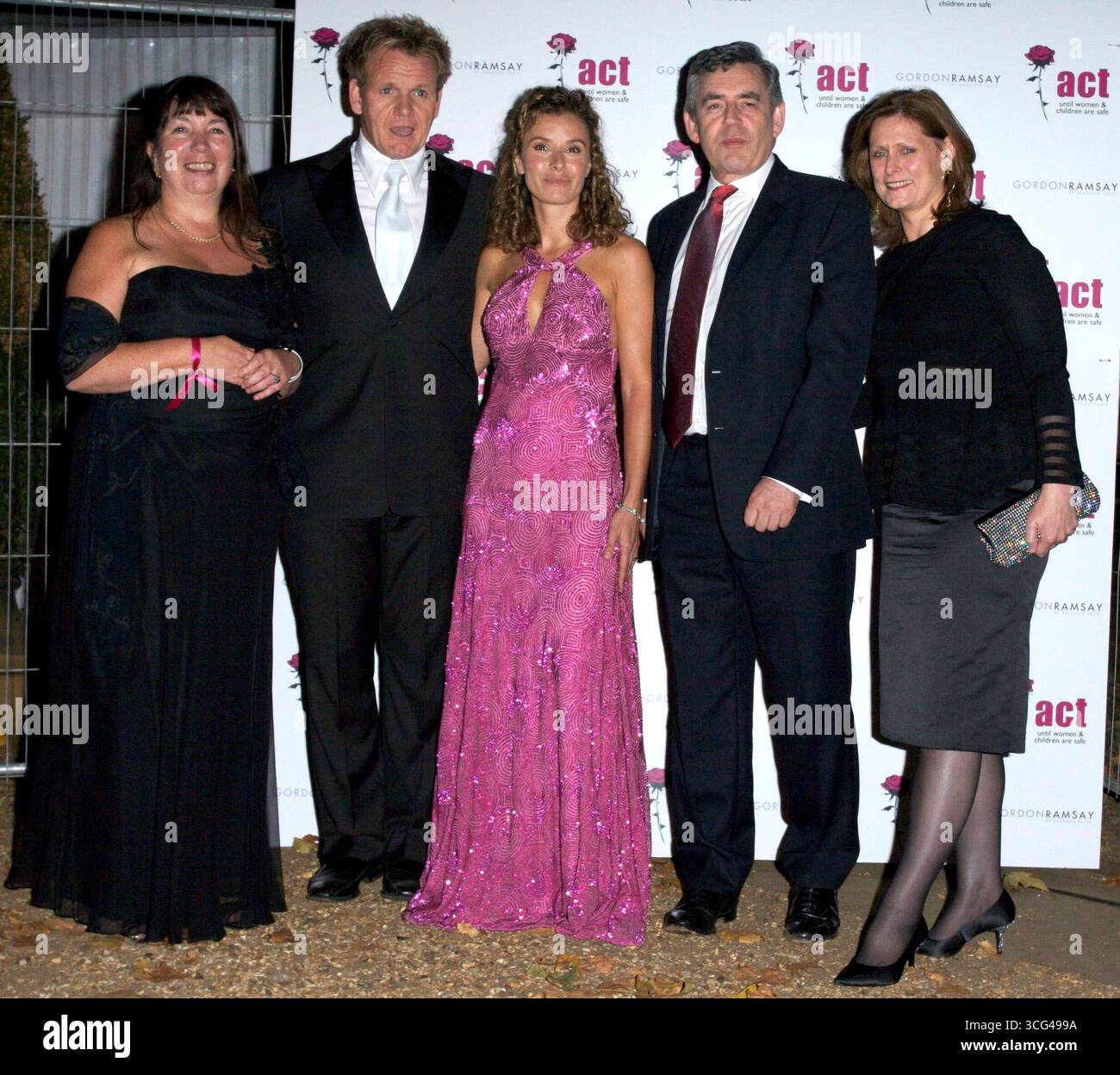 Nicola Havnin CBE, Gordon Ramsay, Tana Ramsay, Gordon Brown and Sarah ...