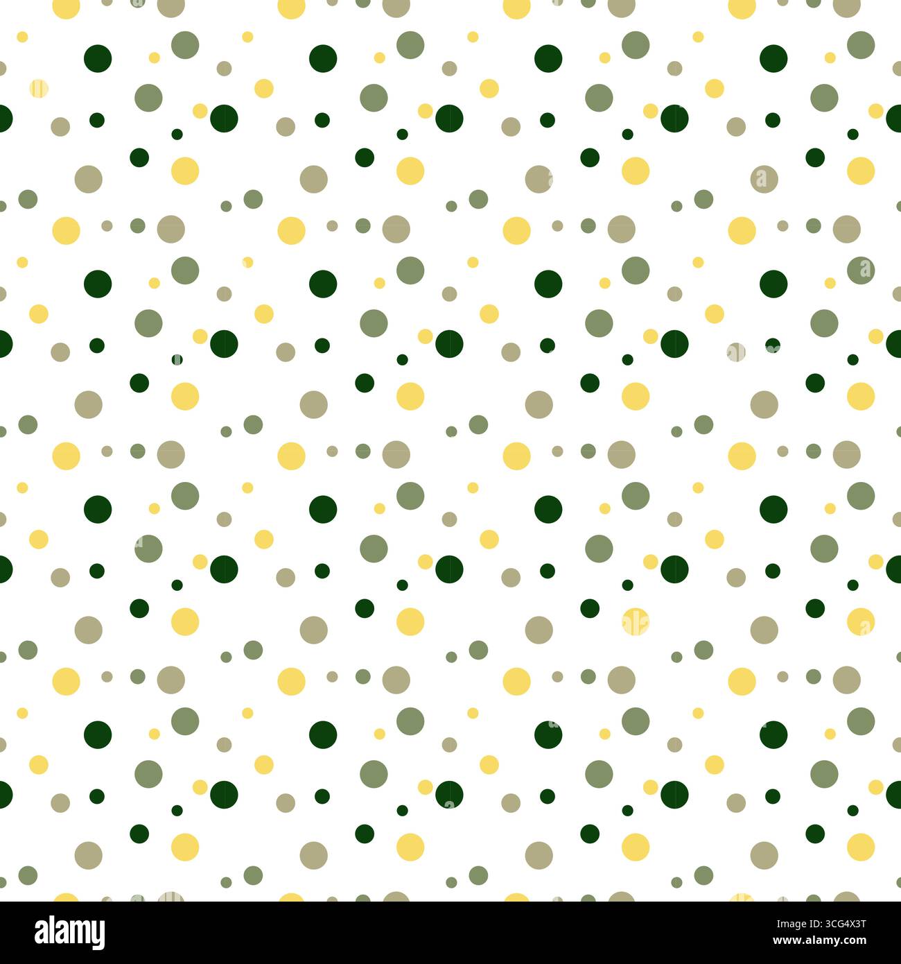 Abstract Colorful Polkadot Seamless Pattern Design Stock Vector