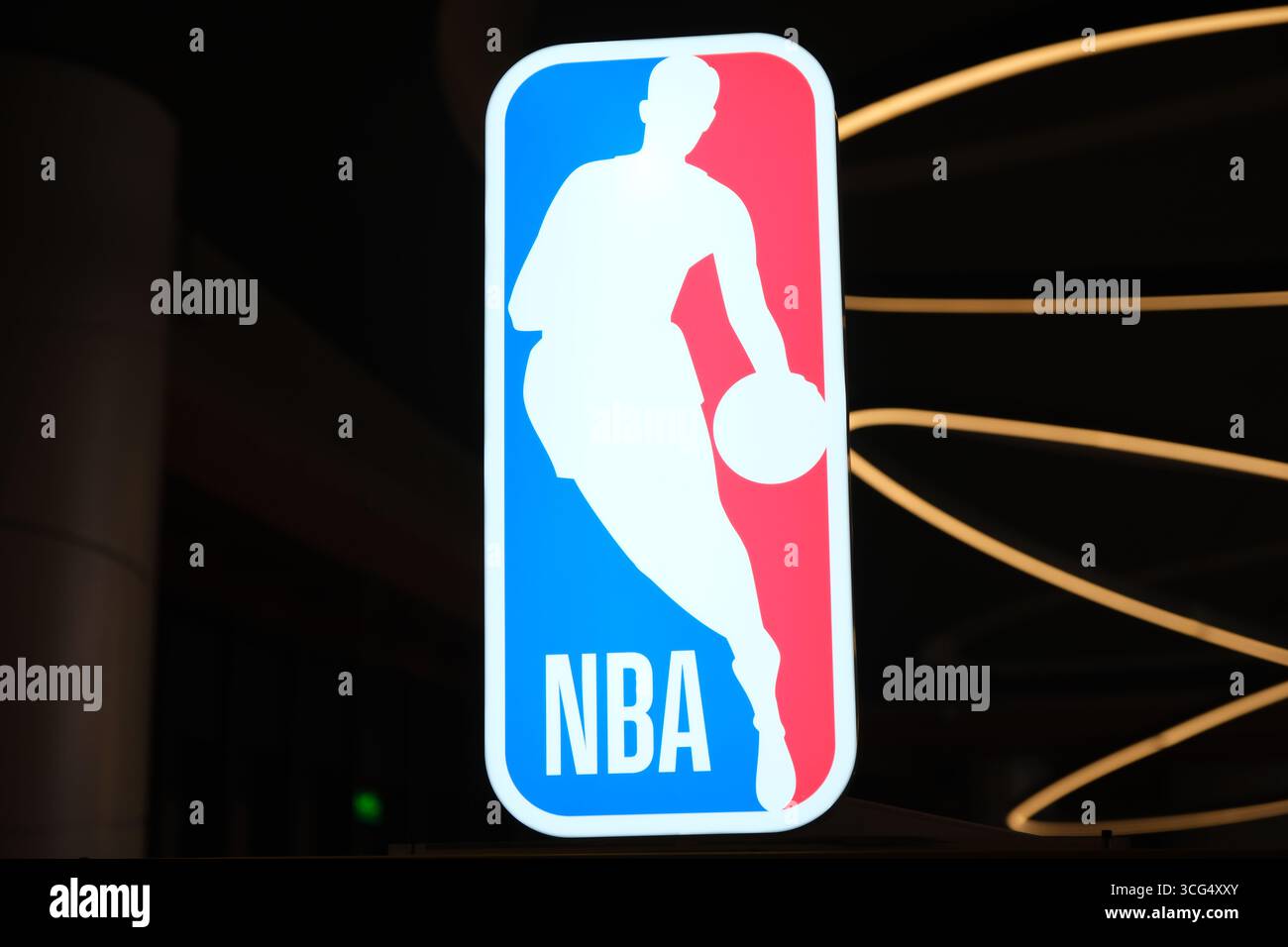 Nba logo hi-res stock photography and images - Alamy