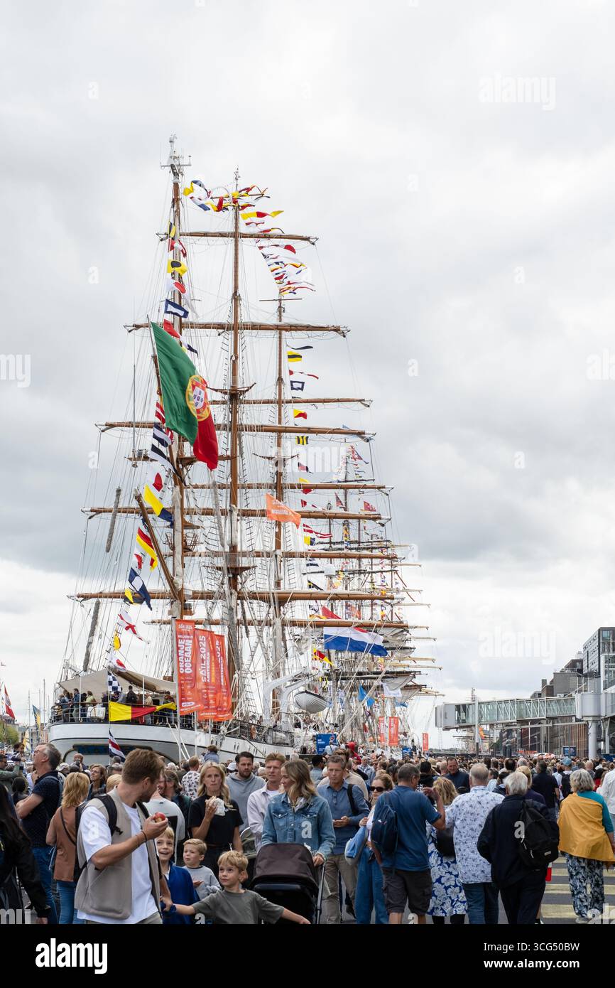 SAIL Amsterdam 2025, Amsterdam, the Netherlands Stock Photo