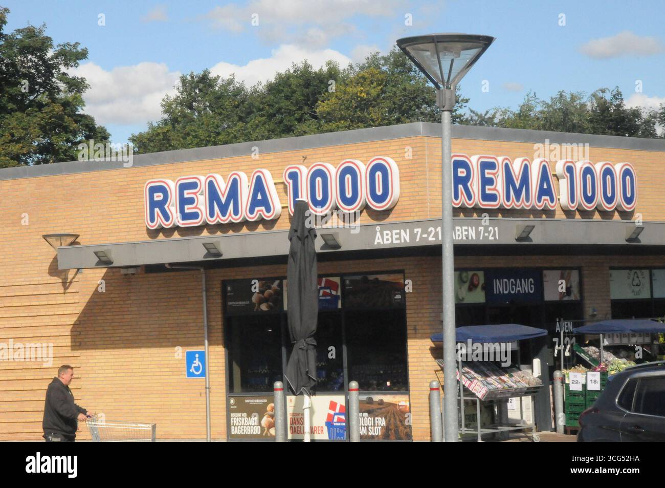 Copenhagen/ Denmark/26 august 2025/Rema 1000 chain grocery store in ...